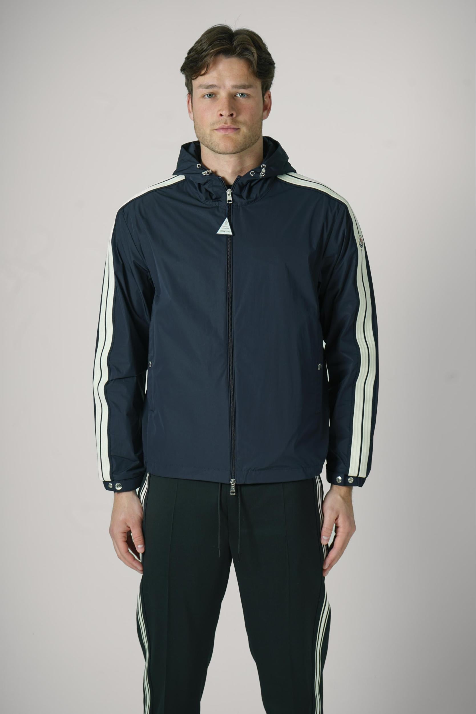 Moncler Olan Hooded Jacket Navy – JURGEN STORE