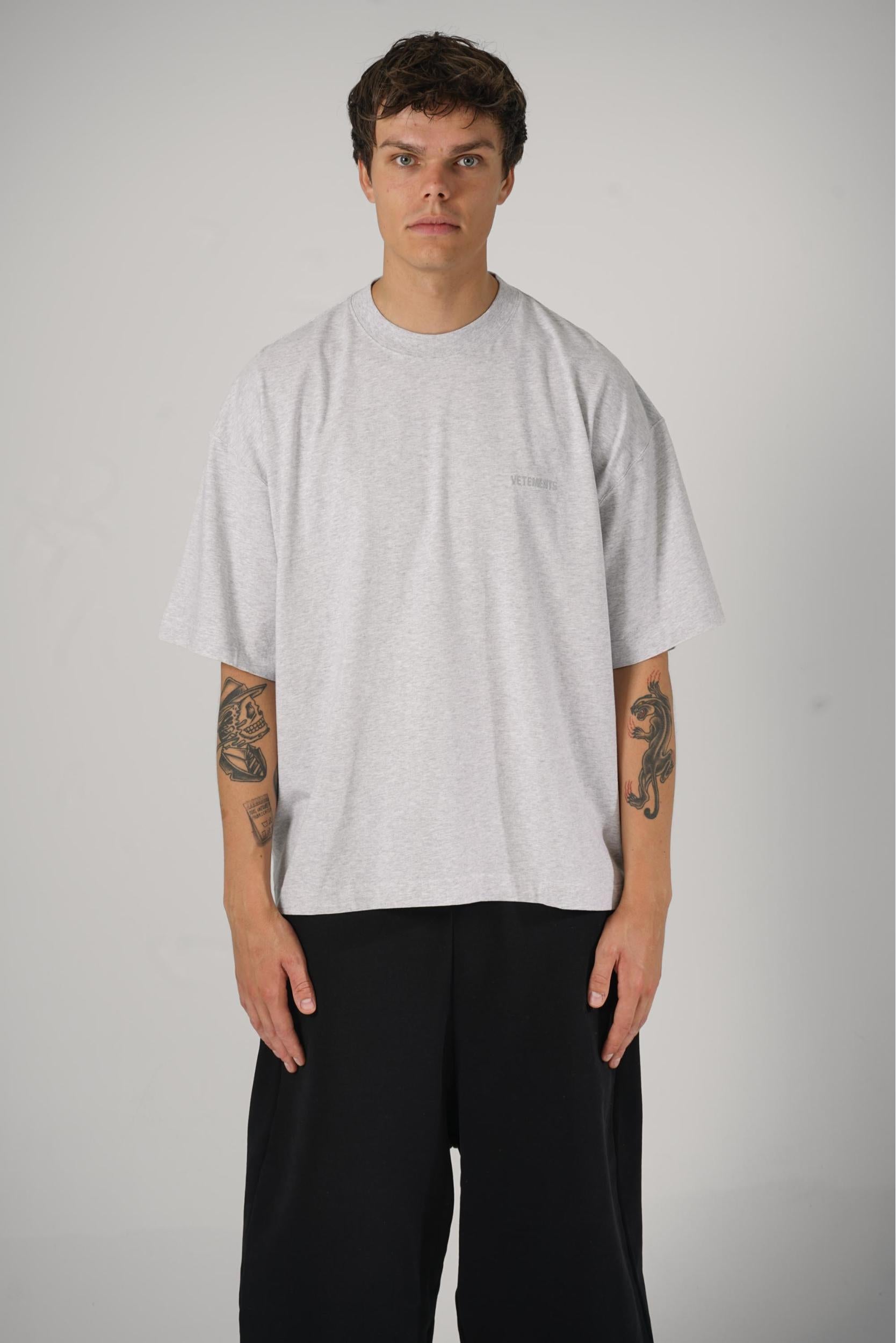 Vetements Logo T-Shirt Grey – JURGEN STORE