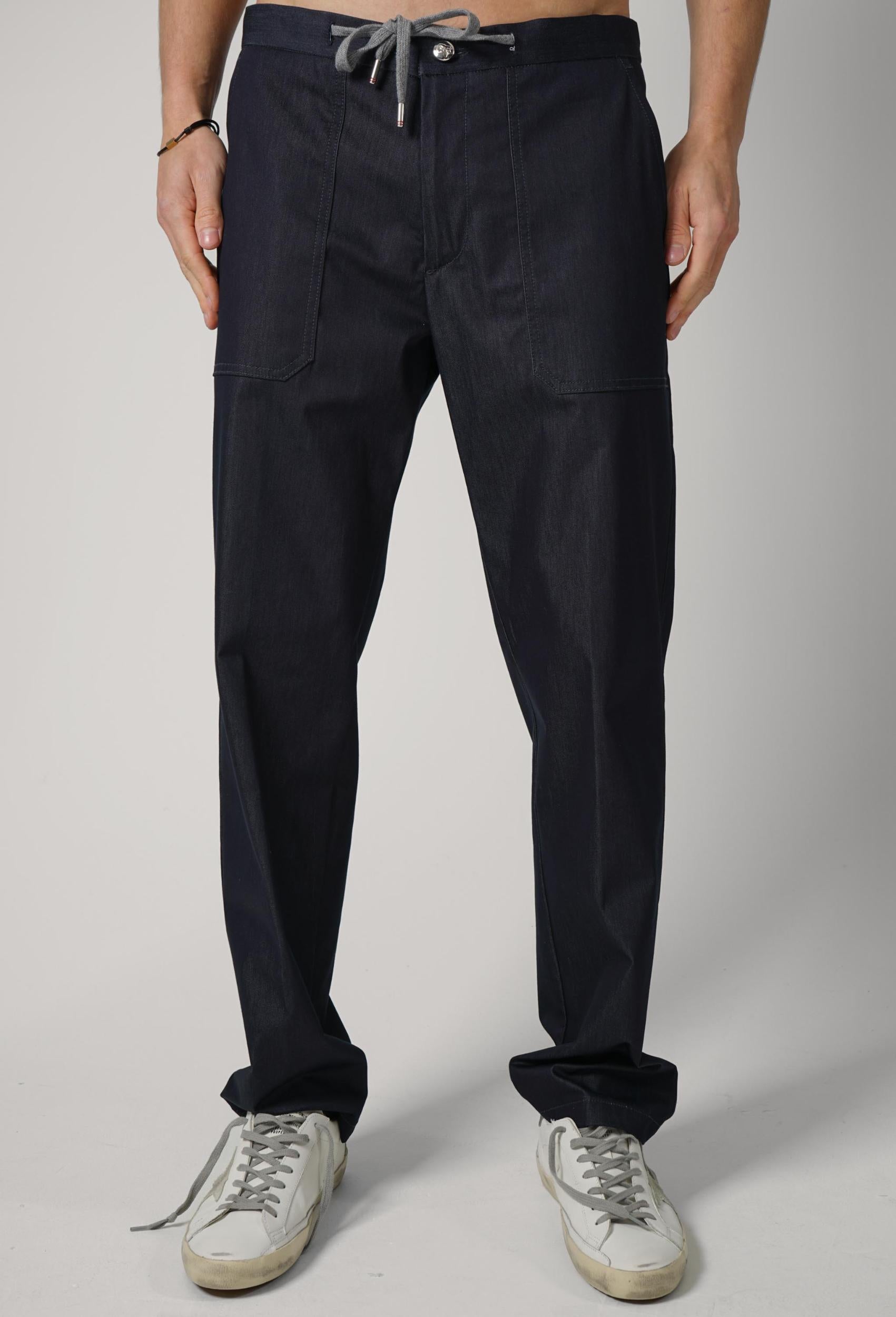 01 Marco Pescarolo Baia Trousers Navy