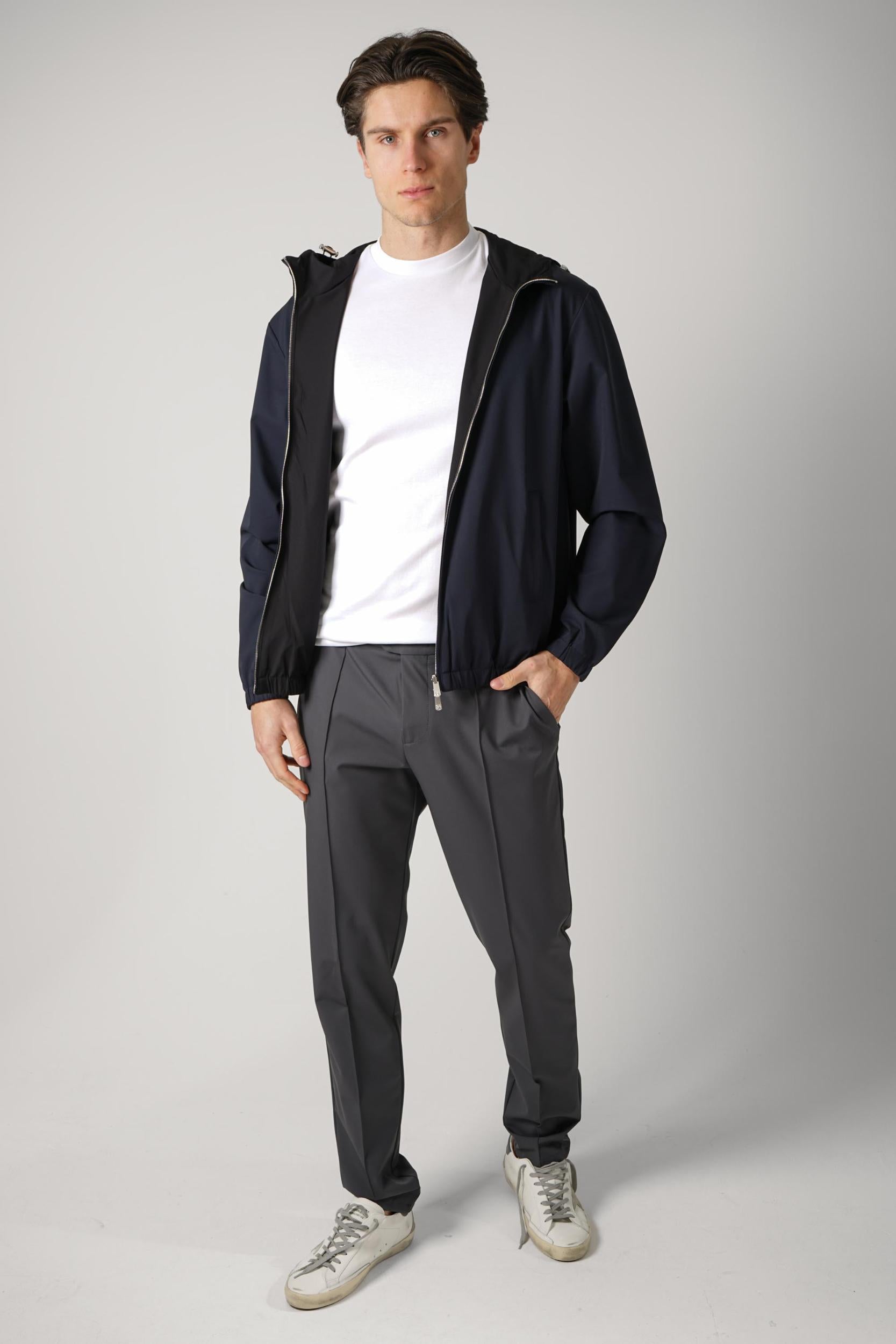 01 Marco Pescarolo Macan Jacket Reversible Black/ Navy