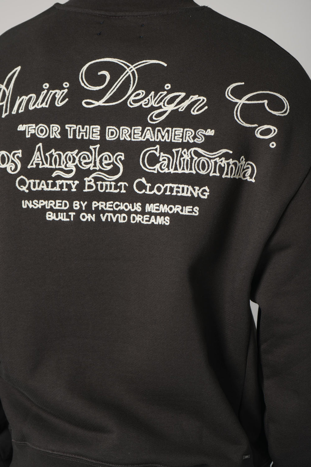 Amiri Dreamers Chain Stitch Crew – Husk