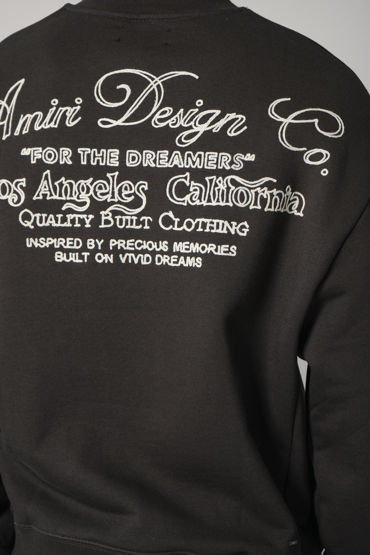 Amiri Dreamers Chain Stitch Crew – Husk