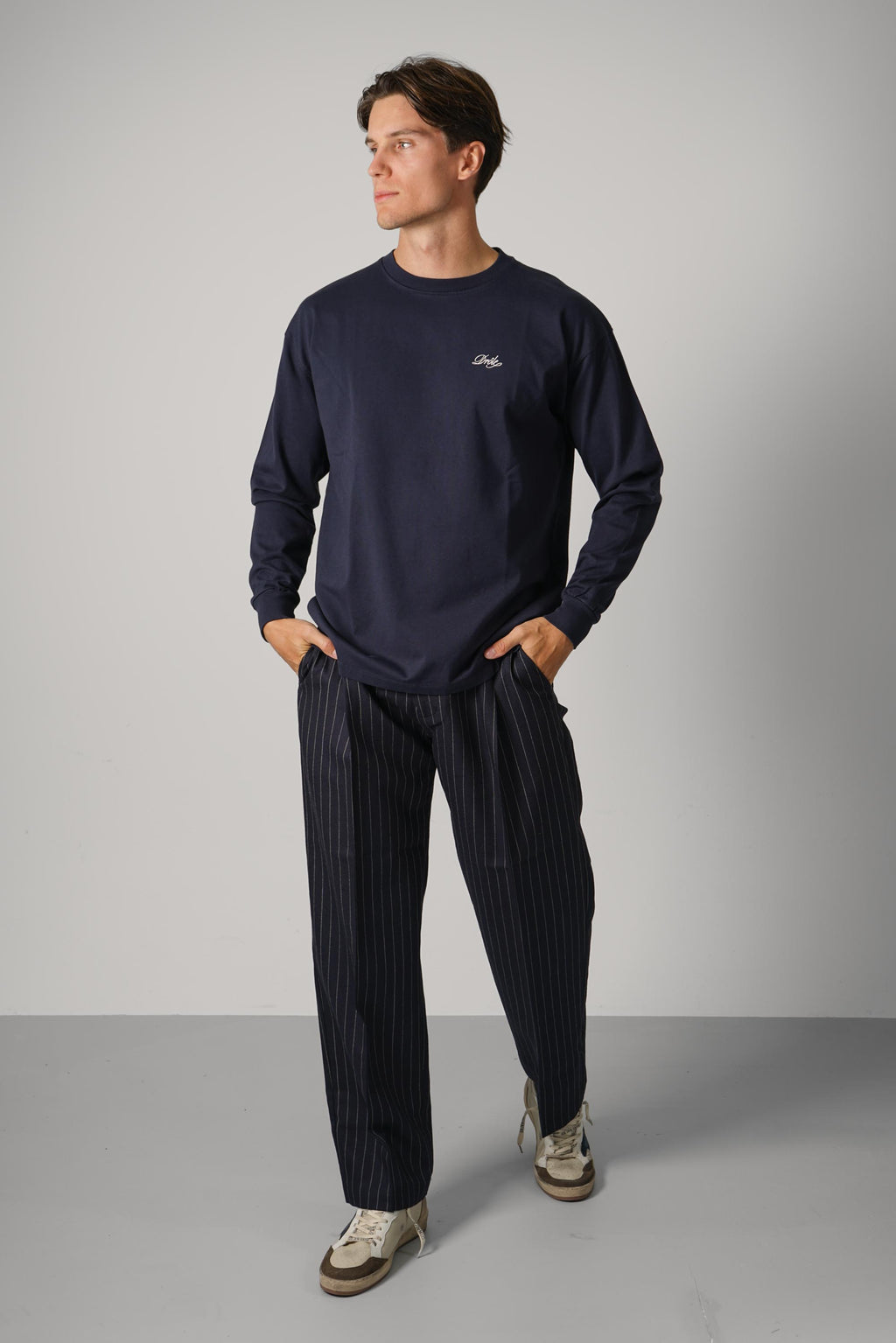 Drôle de Monsieur Belissima Long Sleeve T-shirt Navy