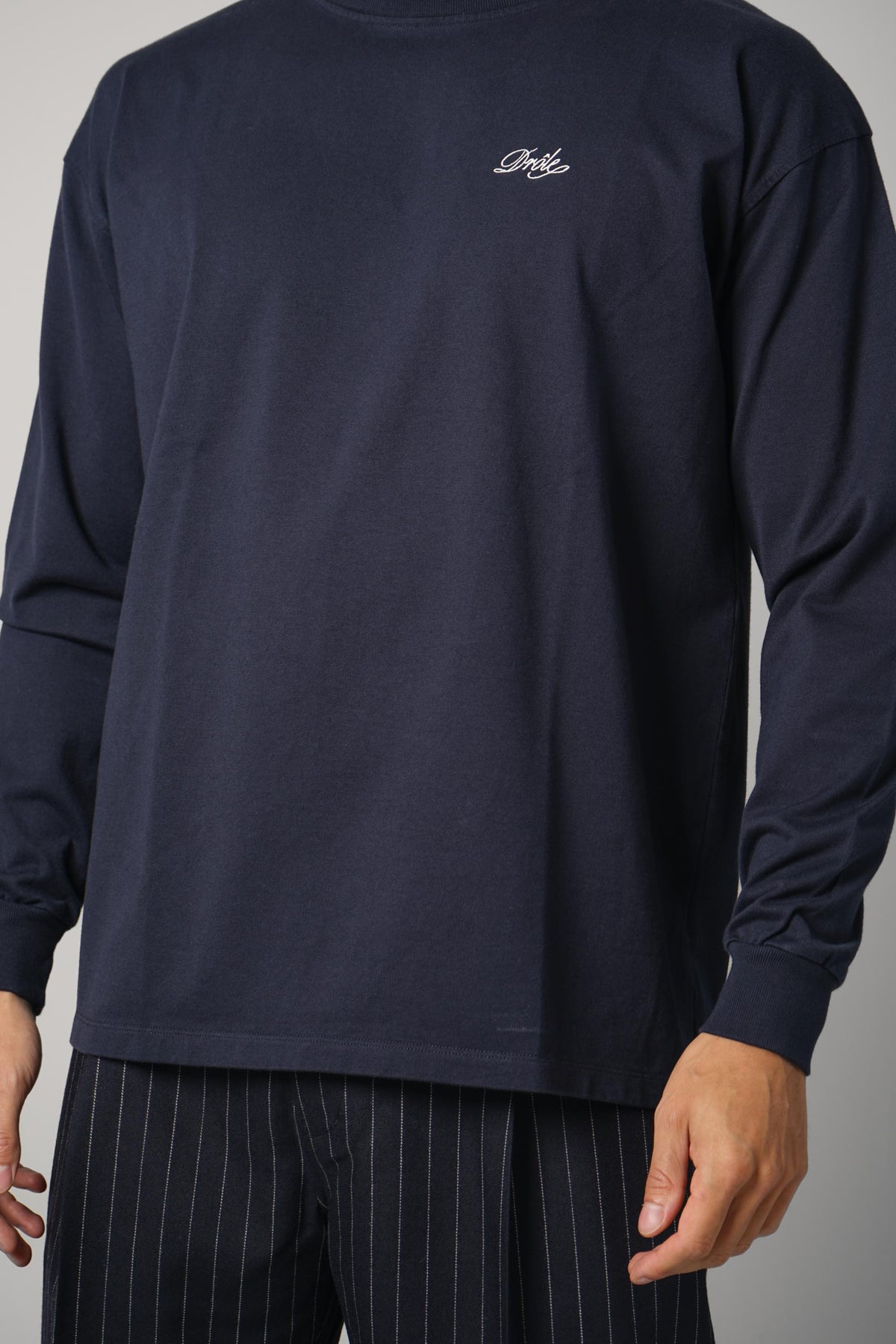 Drôle de Monsieur Belissima Long Sleeve T-shirt Navy