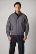 Drôle de Monsieur Houndstooth Baracuta Jacket – Navy