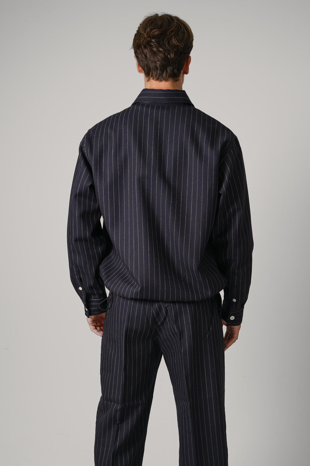 Drôle de Monsieur Elasticated Hem Shirt – Navy