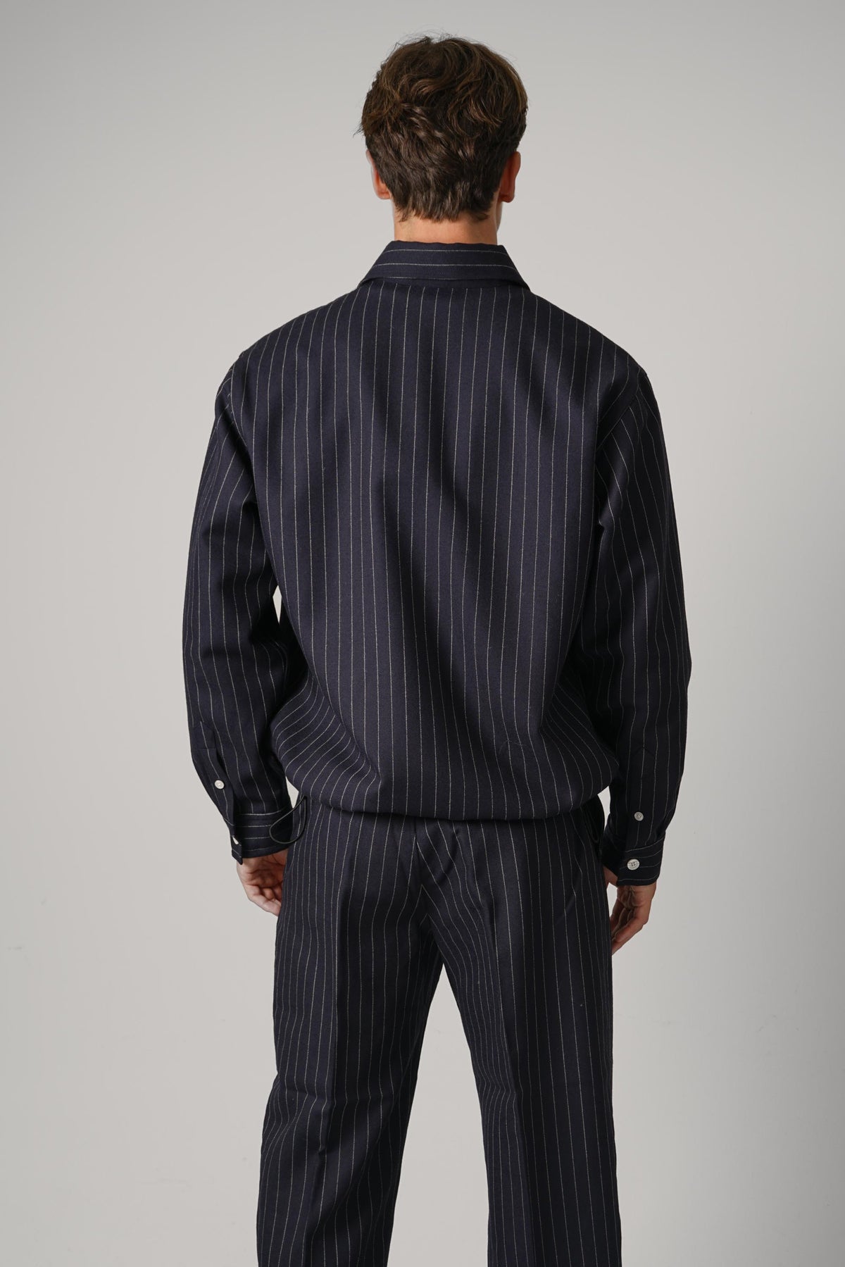 Drôle de Monsieur Elasticated Hem Shirt – Navy