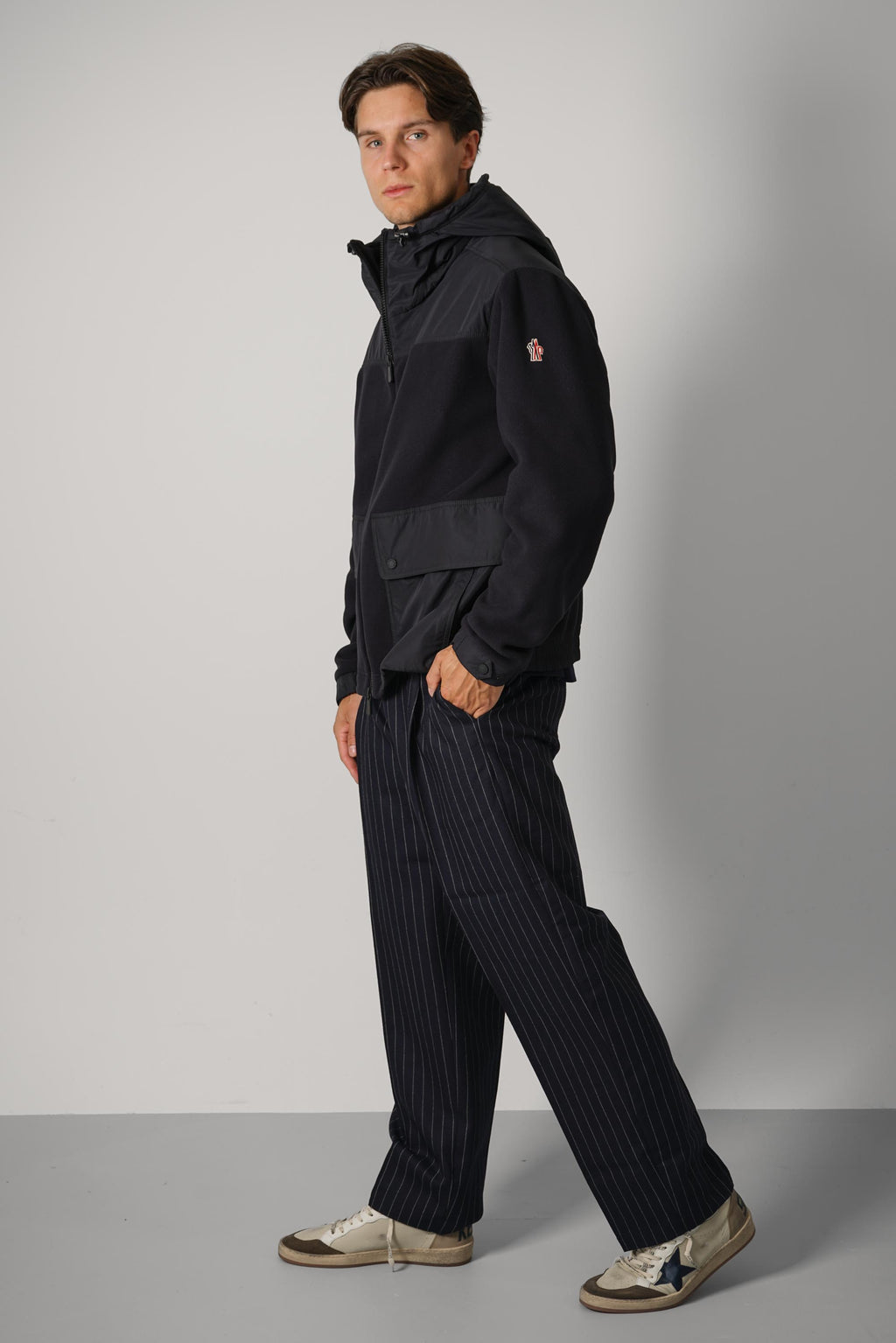 Monster Grenoble Zip Up Cardigan – 999 (89AK8) Black