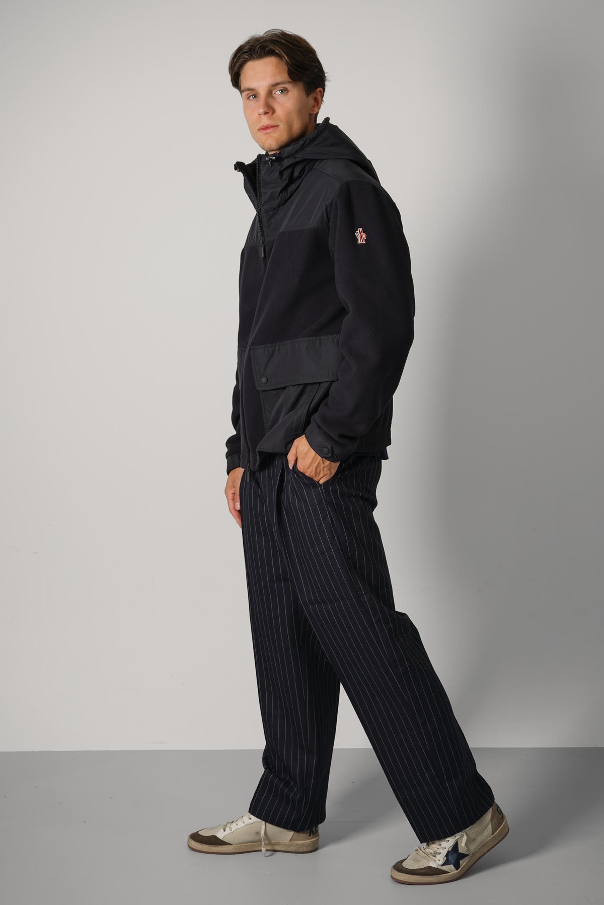 Monster Grenoble Zip Up Cardigan – 999 (89AK8) Black
