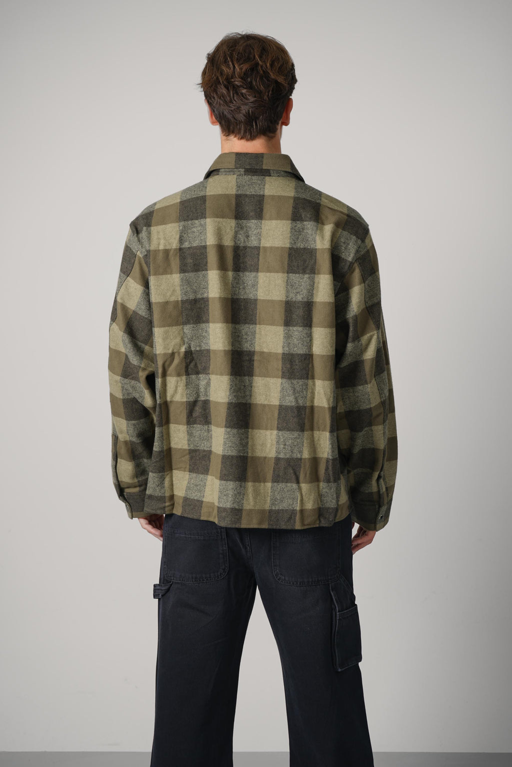 Amiri Os Heavy Flannel Shirt – Deep Olive