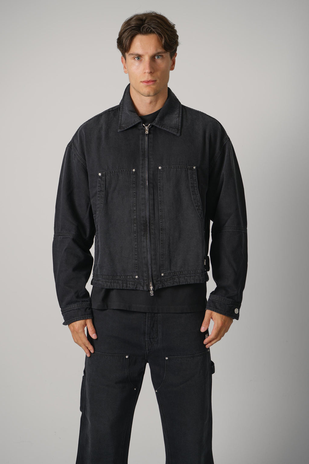 Amiri Denim Work Jacket – Vintage Black