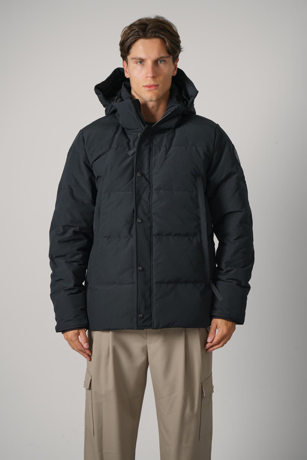 Canada Goose Wyndham Parka CR Black Label – Black