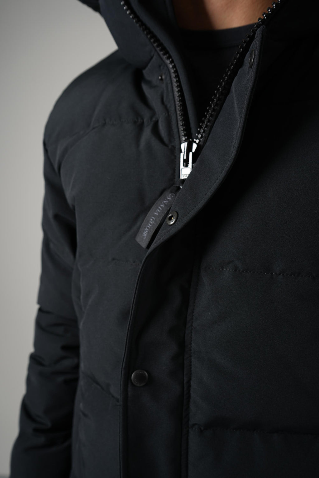 Canada Goose Wyndham Parka CR Black Label – Black