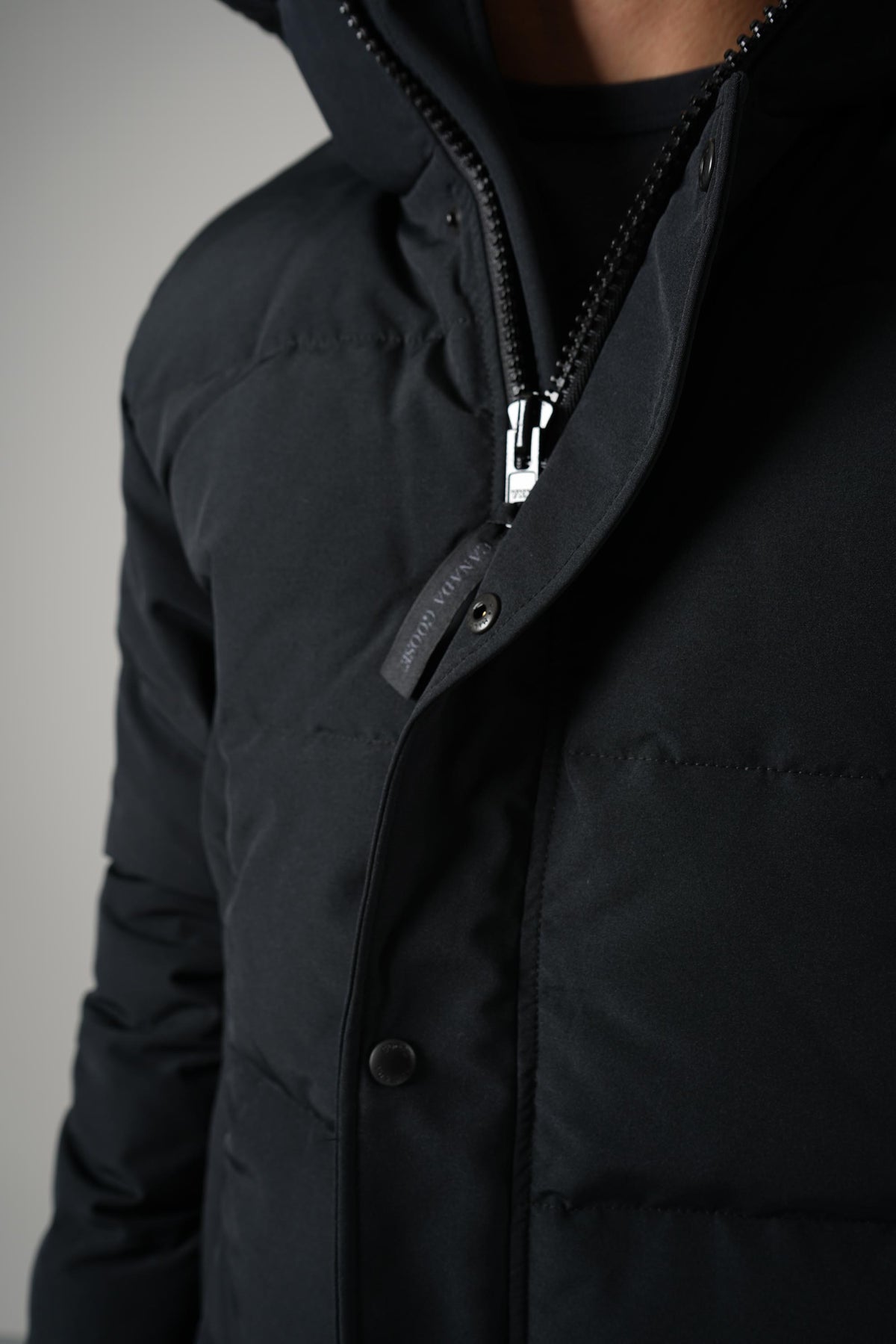 Canada Goose Wyndham Parka CR Black Label – Black