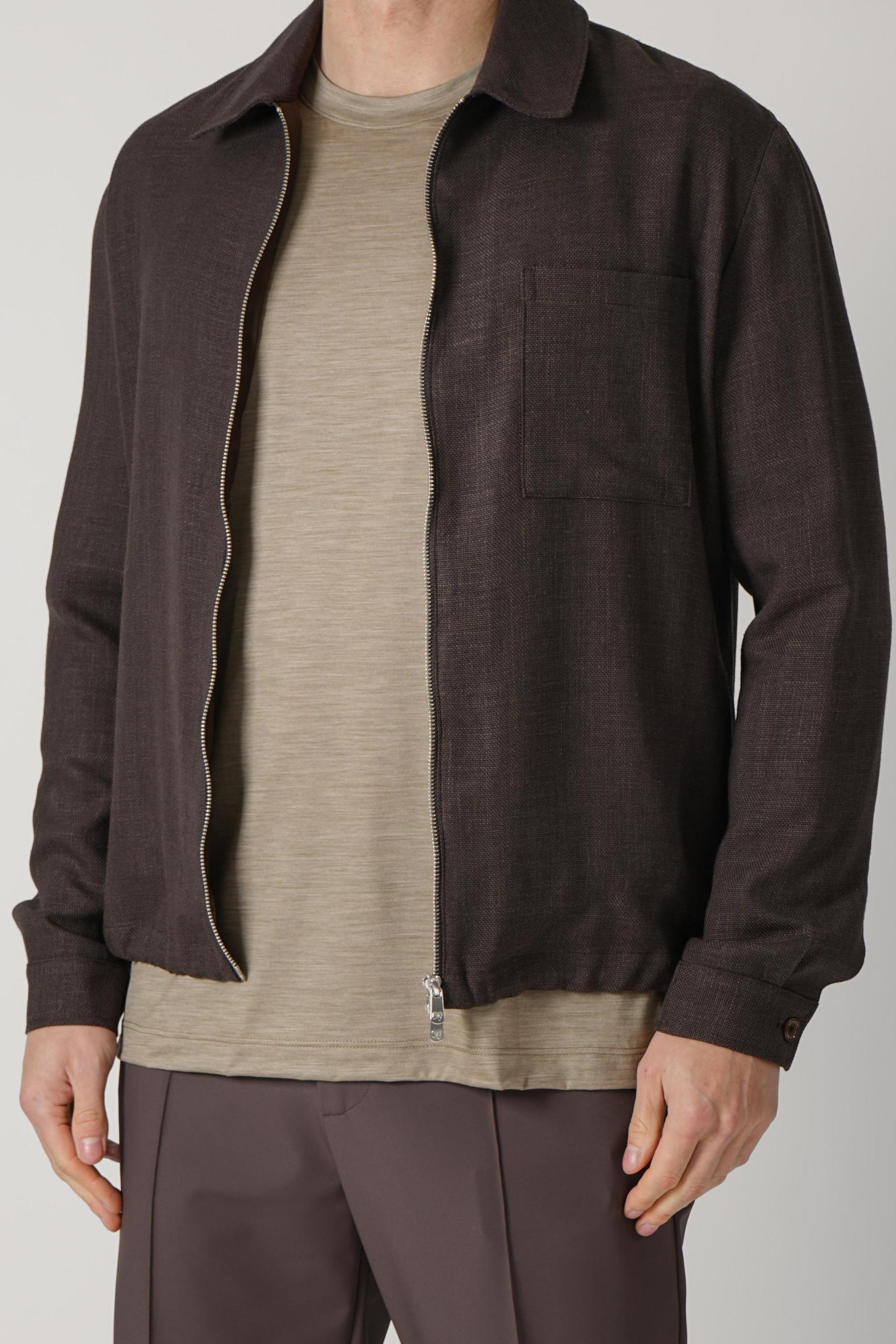 02 Marco Pescarolo Venturo Overshirt Brown
