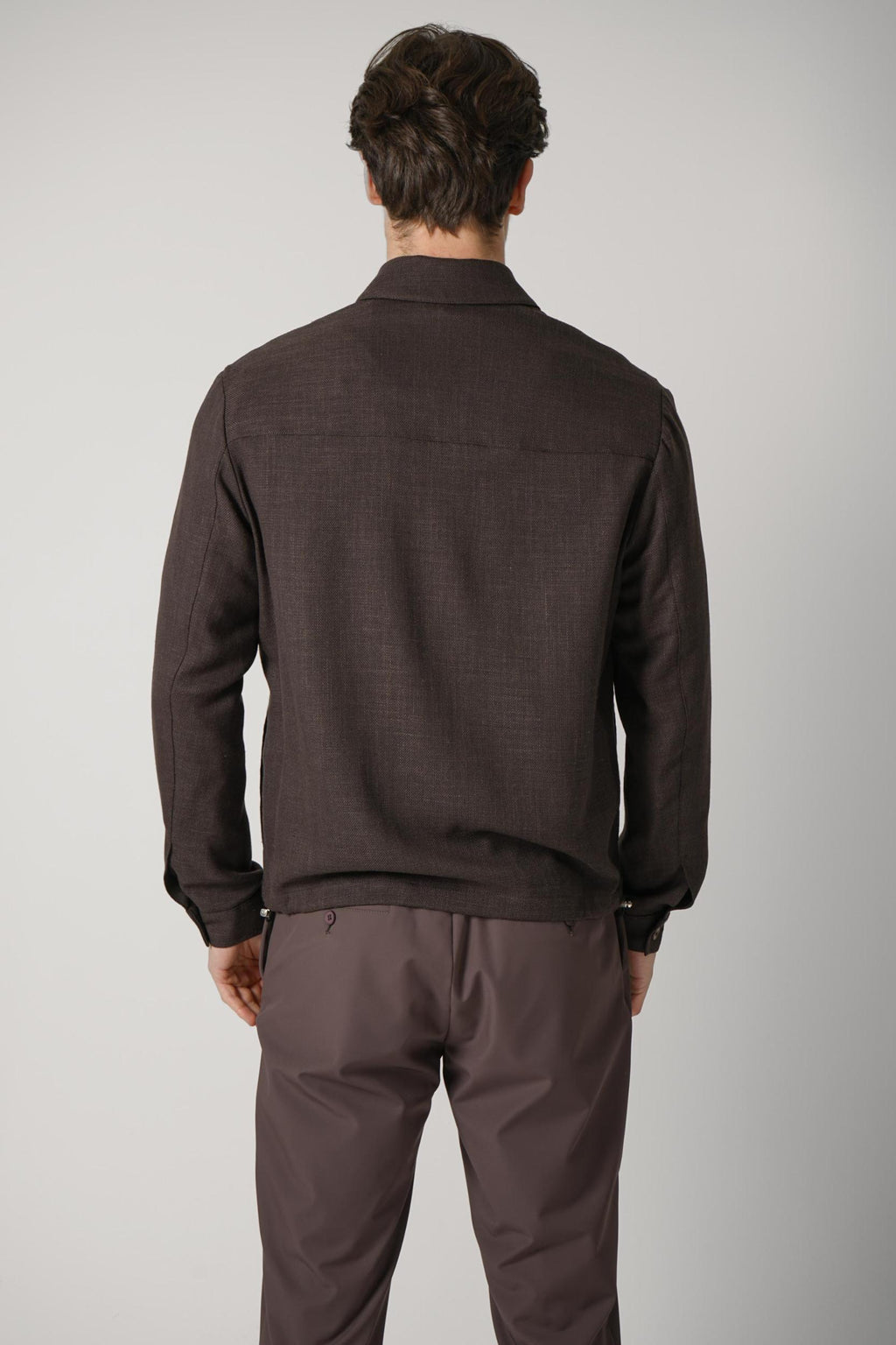02 Marco Pescarolo Venturo Overshirt Brown