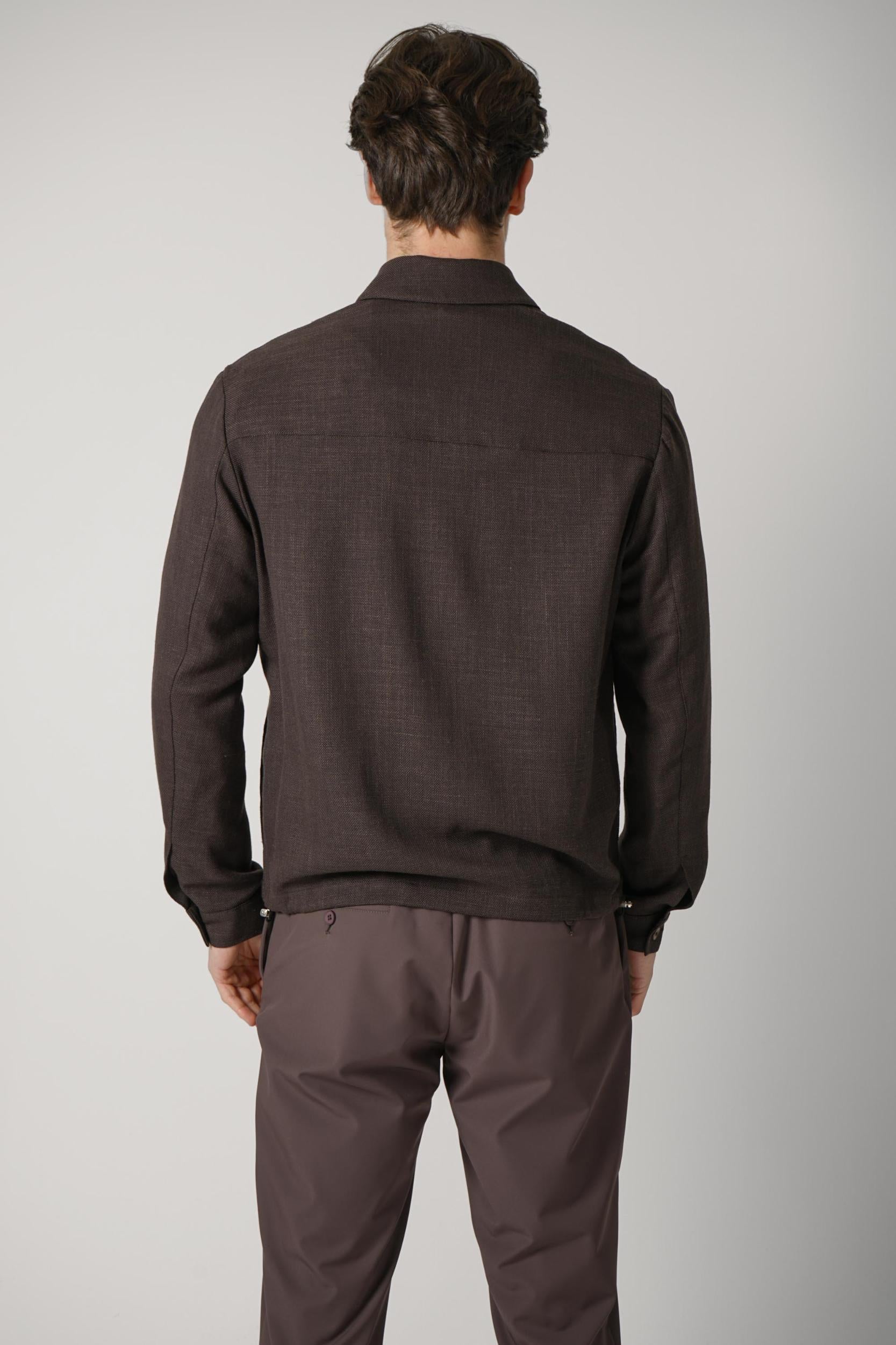 02 Marco Pescarolo Venturo Overshirt Brown