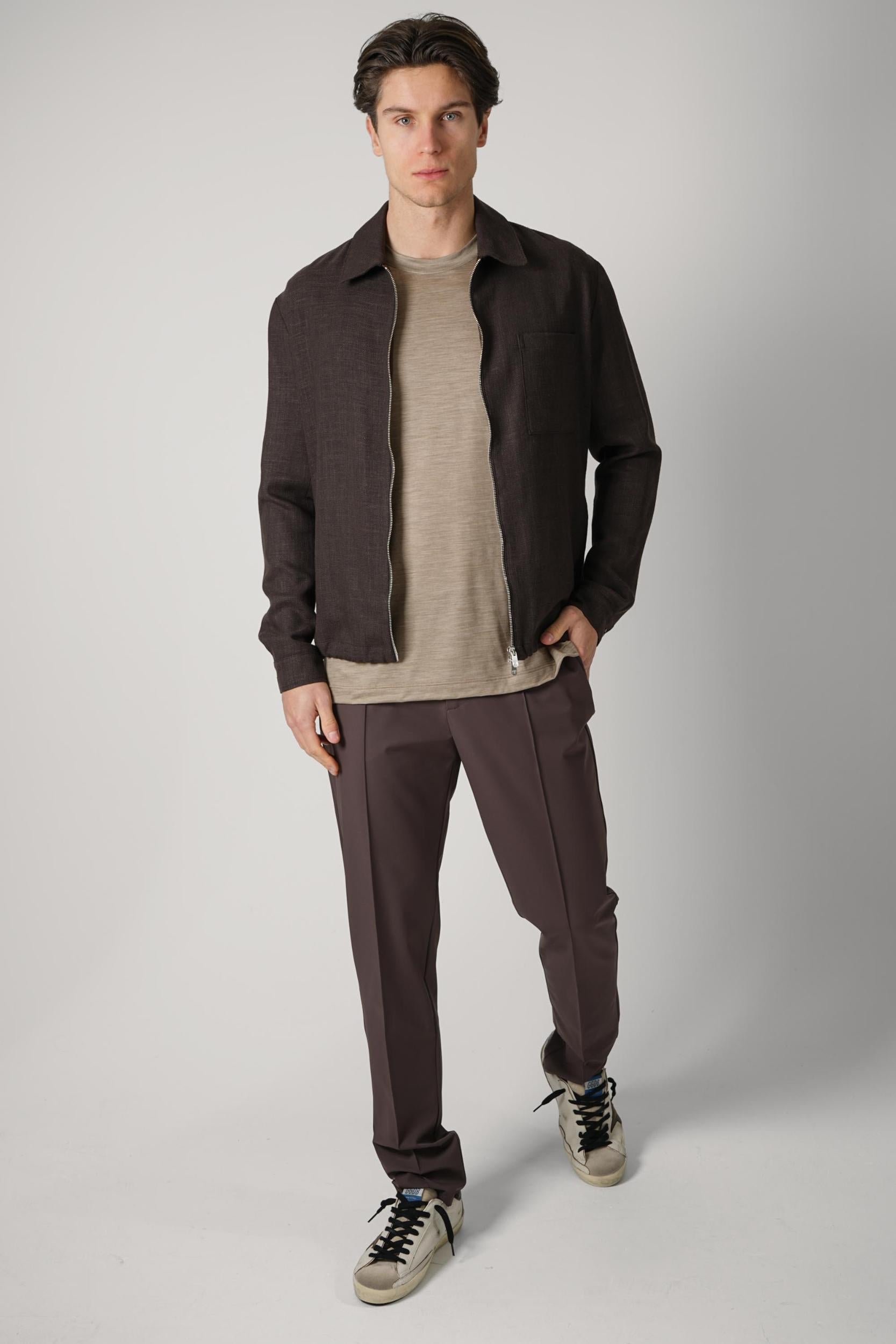 02 Marco Pescarolo Venturo Overshirt Brown