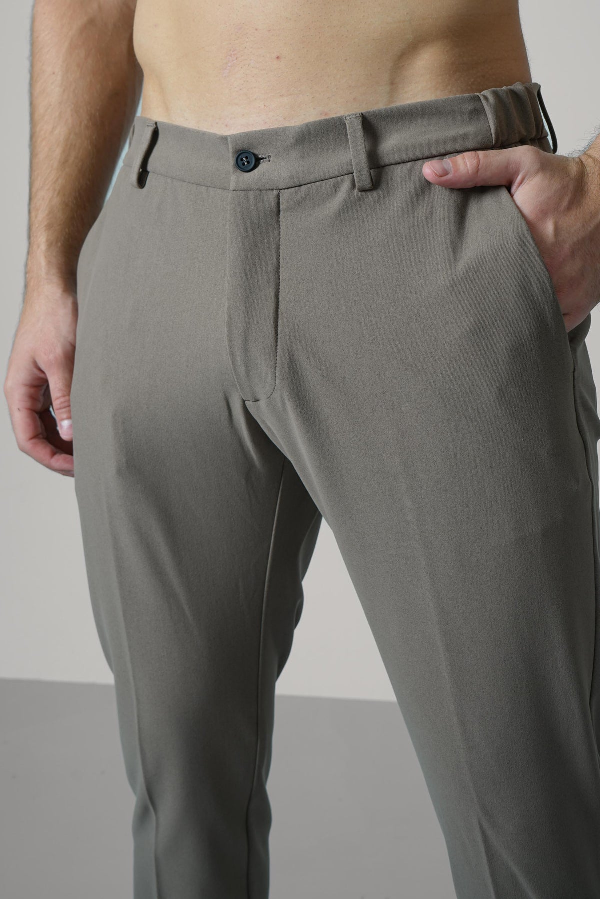 Berwich Morello Elax Trousers – Greige
