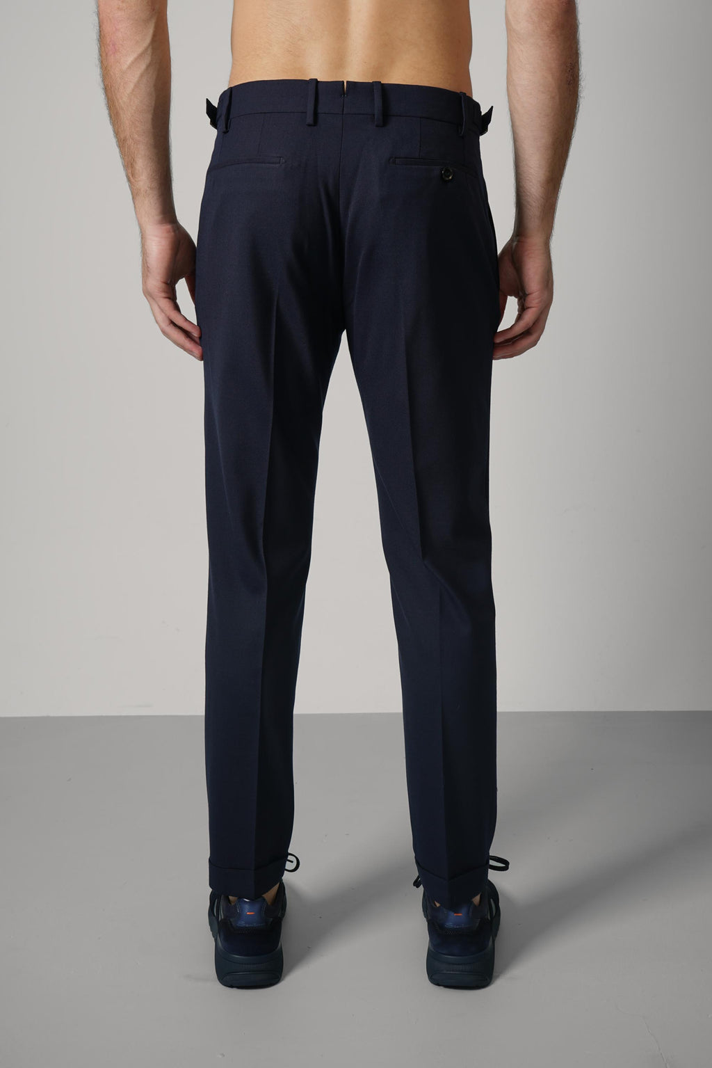 Berwich Retrolong Trousers – Navy