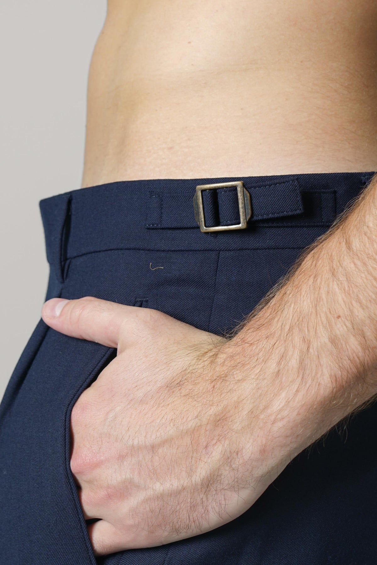Berwich Retrolong Trousers – Navy