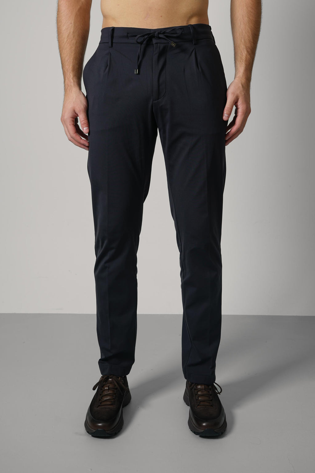 Berwich Spiaggia 1p Trousers – Navy