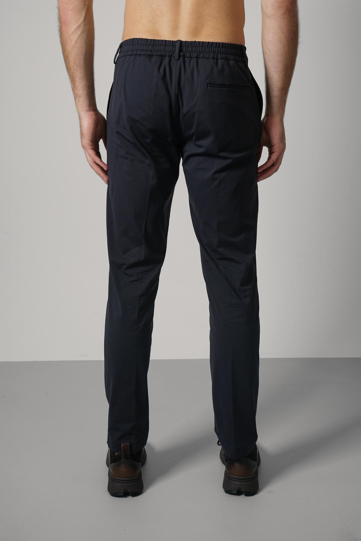 Berwich Spiaggia 1p Trousers – Navy