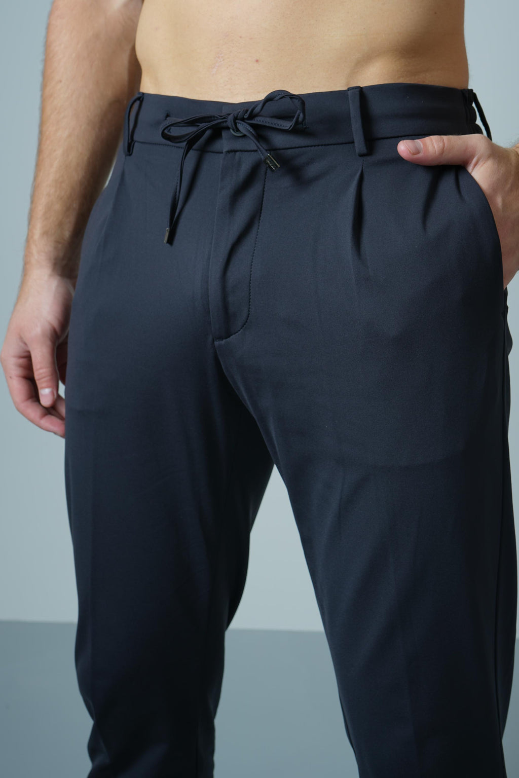 Berwich Spiaggia 1p Trousers – Navy