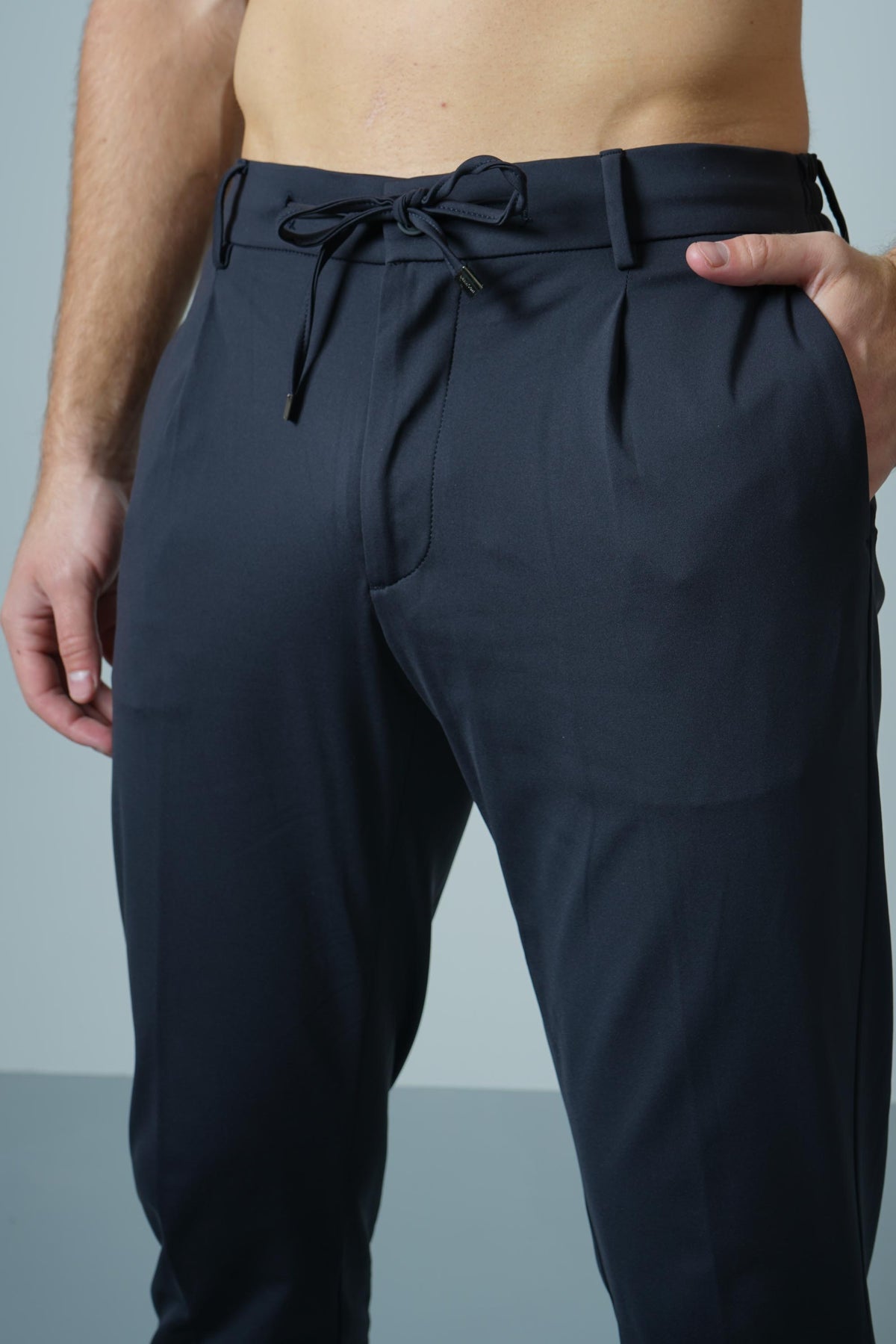 Berwich Spiaggia 1p Trousers – Navy