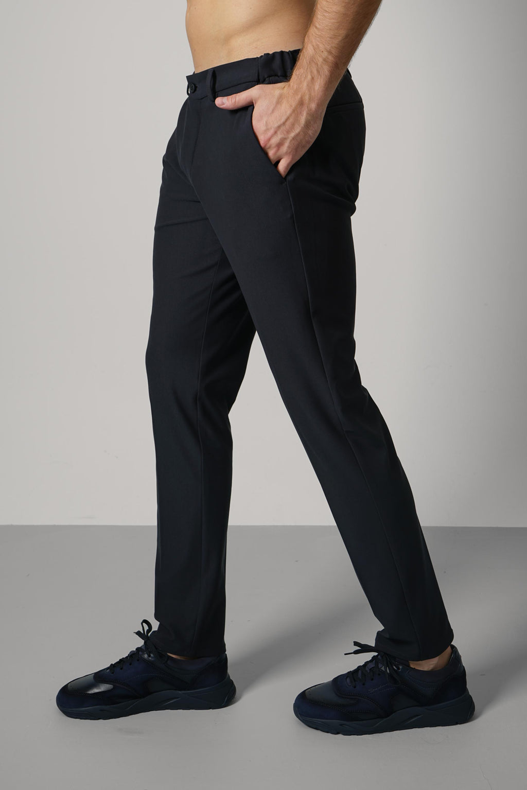 Berwich Morello Elax Trousers – Navy