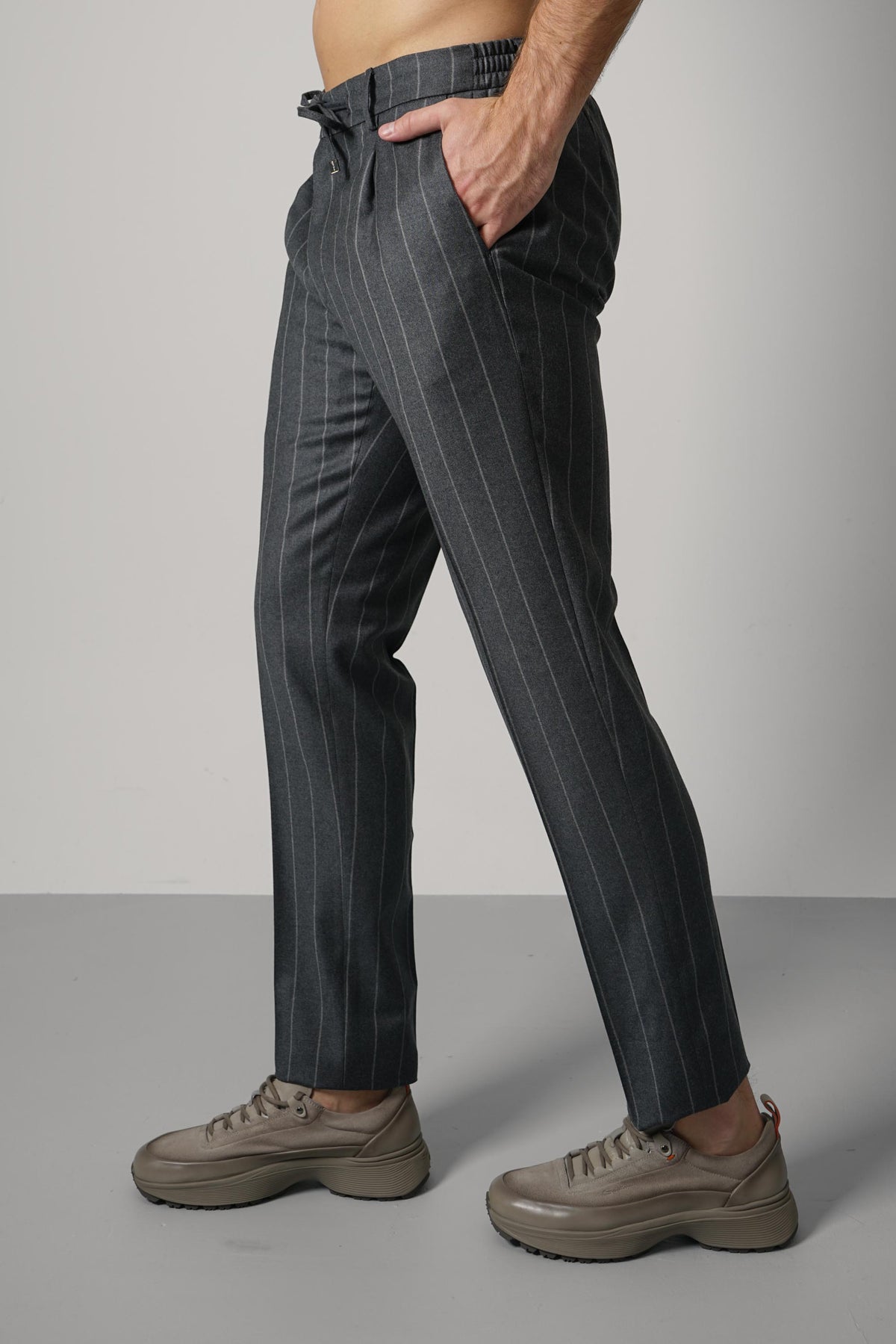 Berwich Spiaggia 1p Trousers – Dk Grey