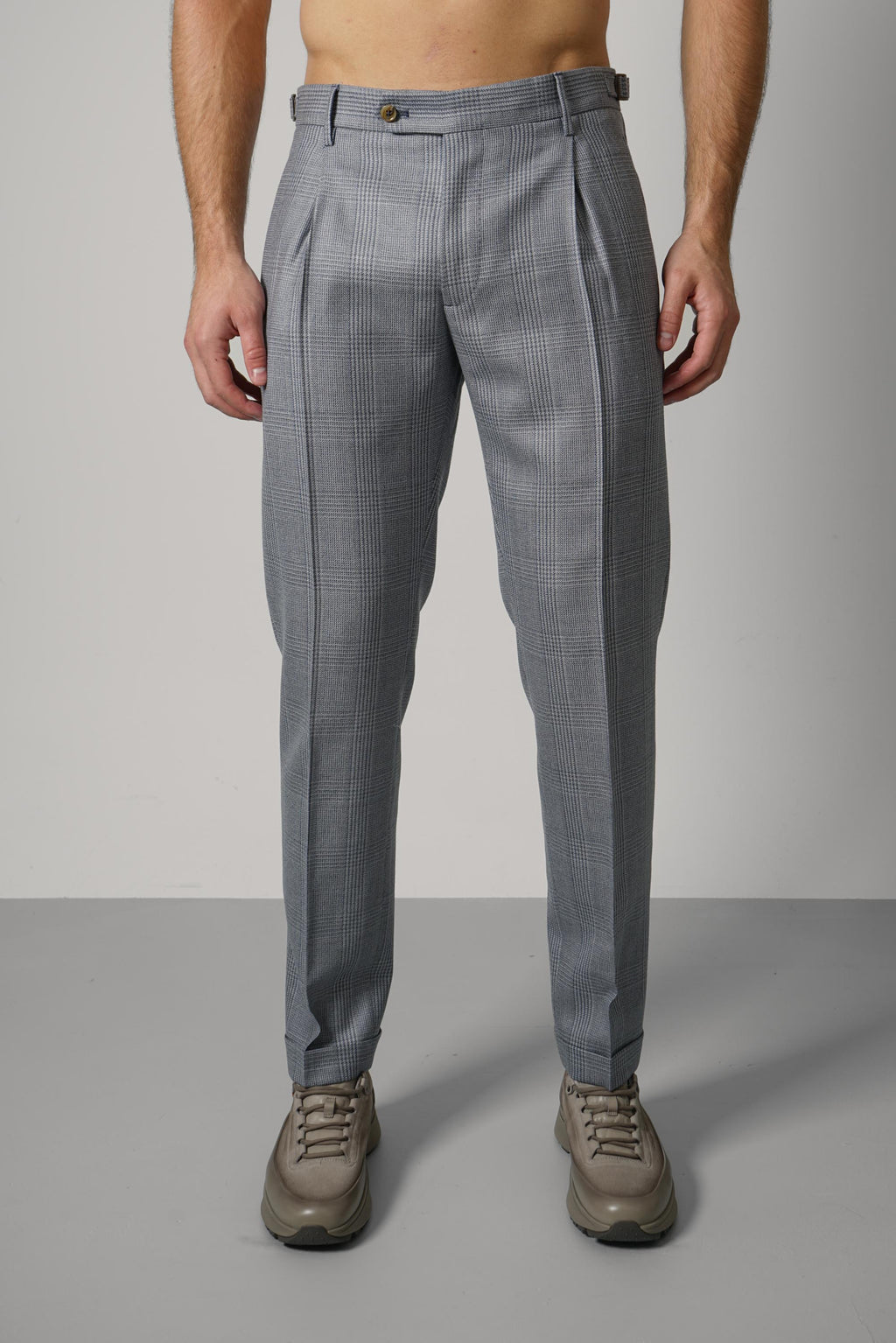 Berwich Retrolong Trousers – Azure