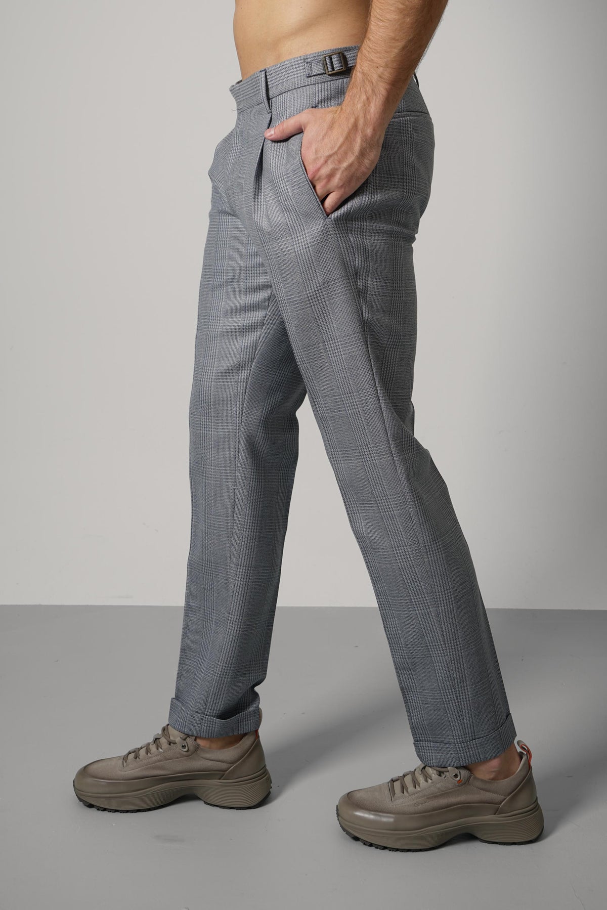 Berwich Retrolong Trousers – Azure