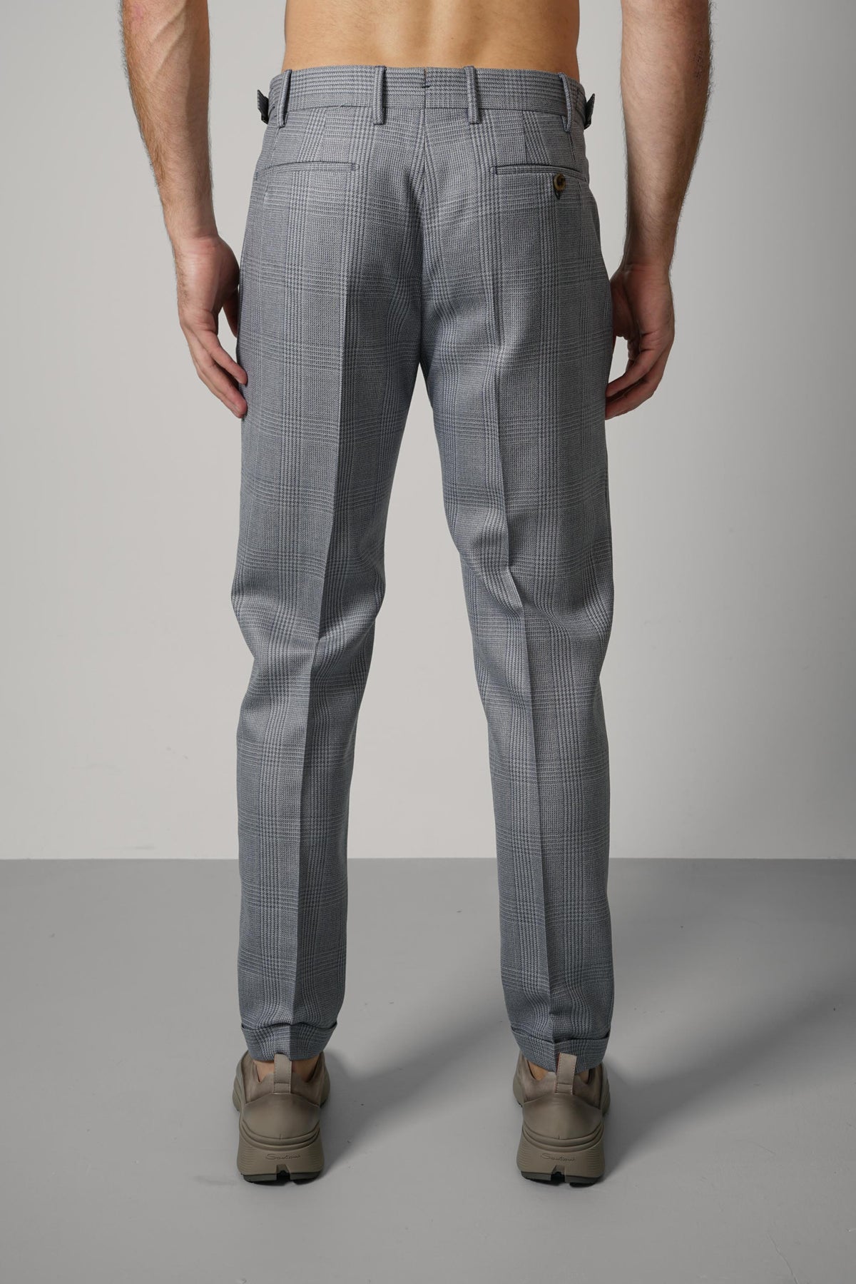 Berwich Retrolong Trousers – Azure