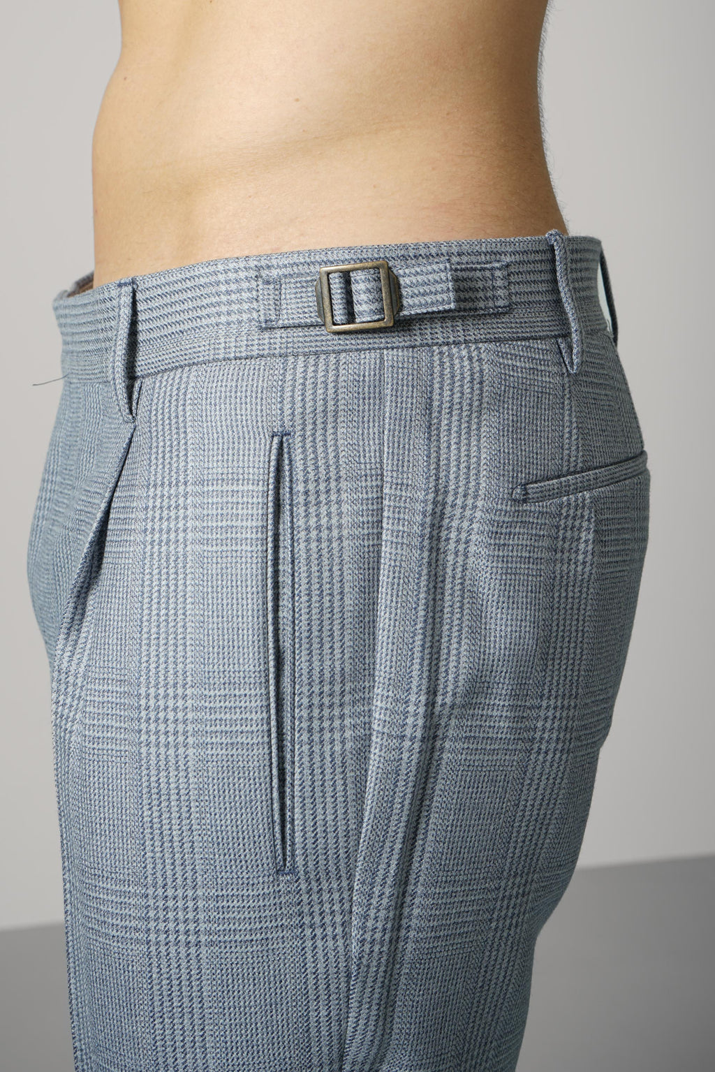 Berwich Retrolong Trousers – Azure