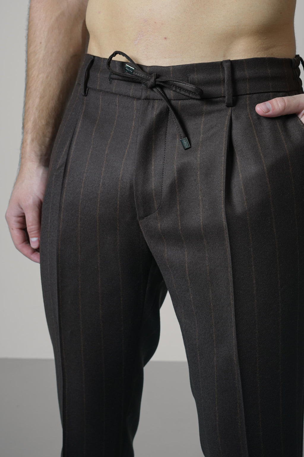 Berwich Spiaggia 1p Trousers – Brown