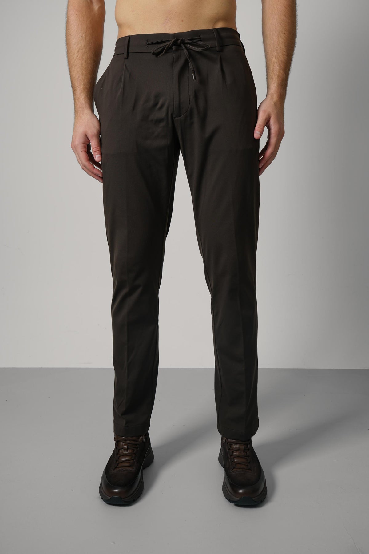 Berwich Spiaggia 1p Trousers – Brown