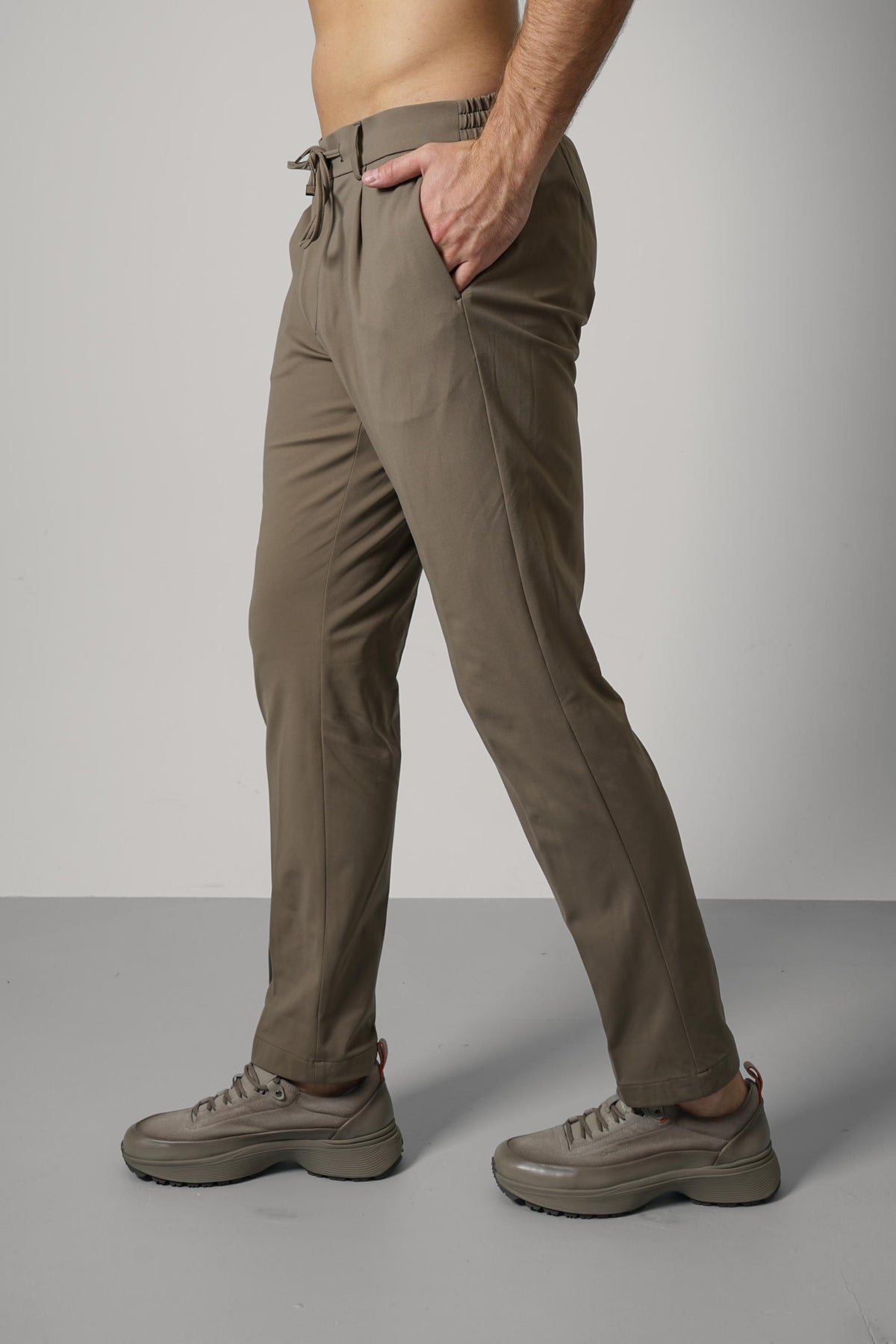 Berwich Spiaggia 1p Trousers – Greige