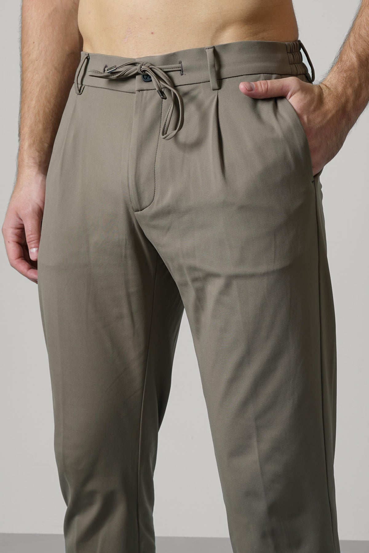 Berwich Spiaggia 1p Trousers – Greige