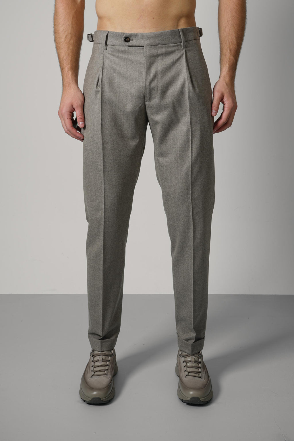 Berwich Retrolong Trousers – Desert