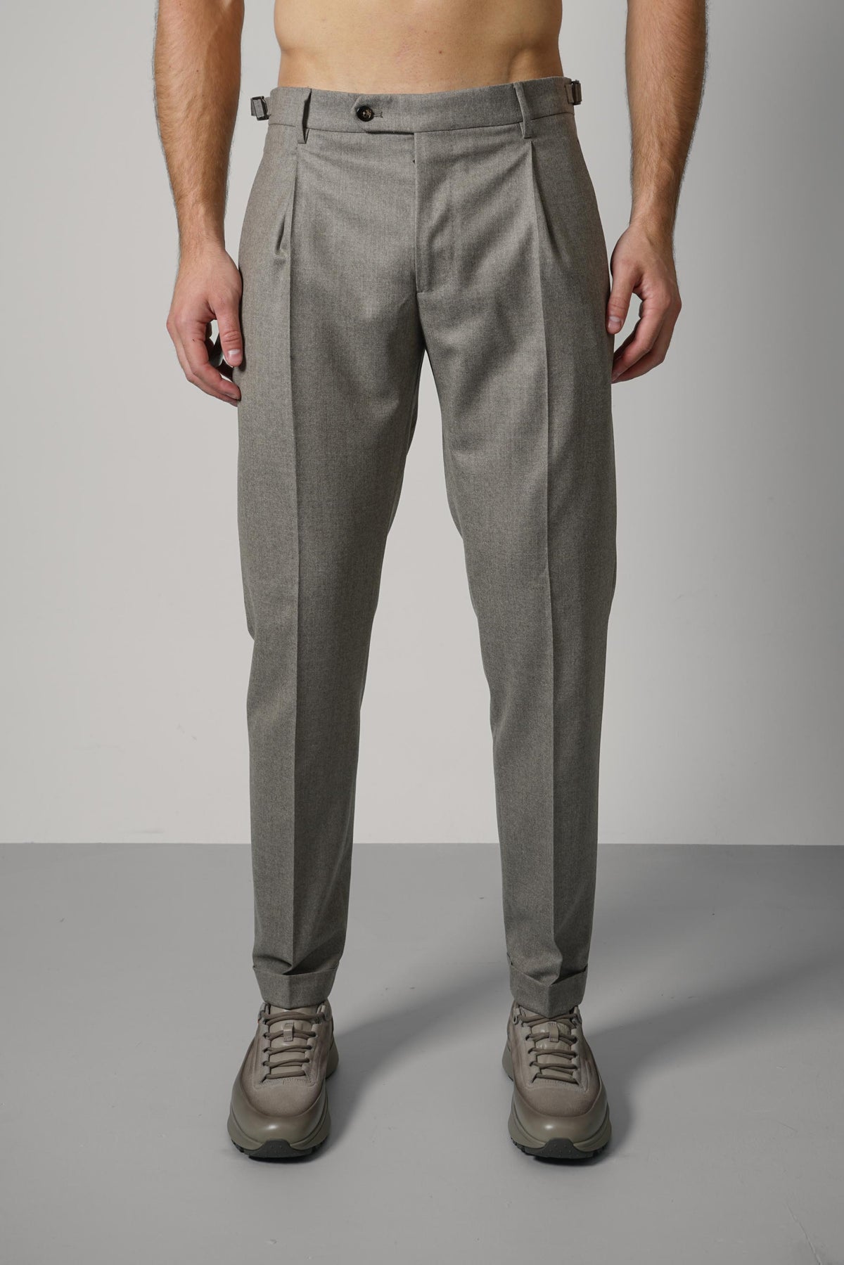 Berwich Retrolong Trousers – Desert