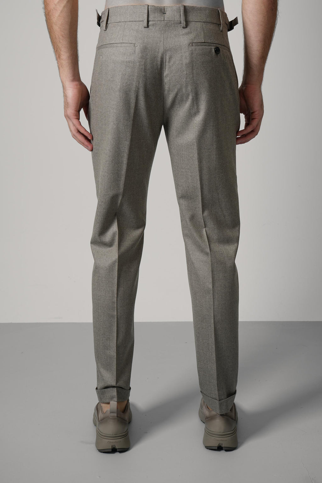 Berwich Retrolong Trousers – Desert