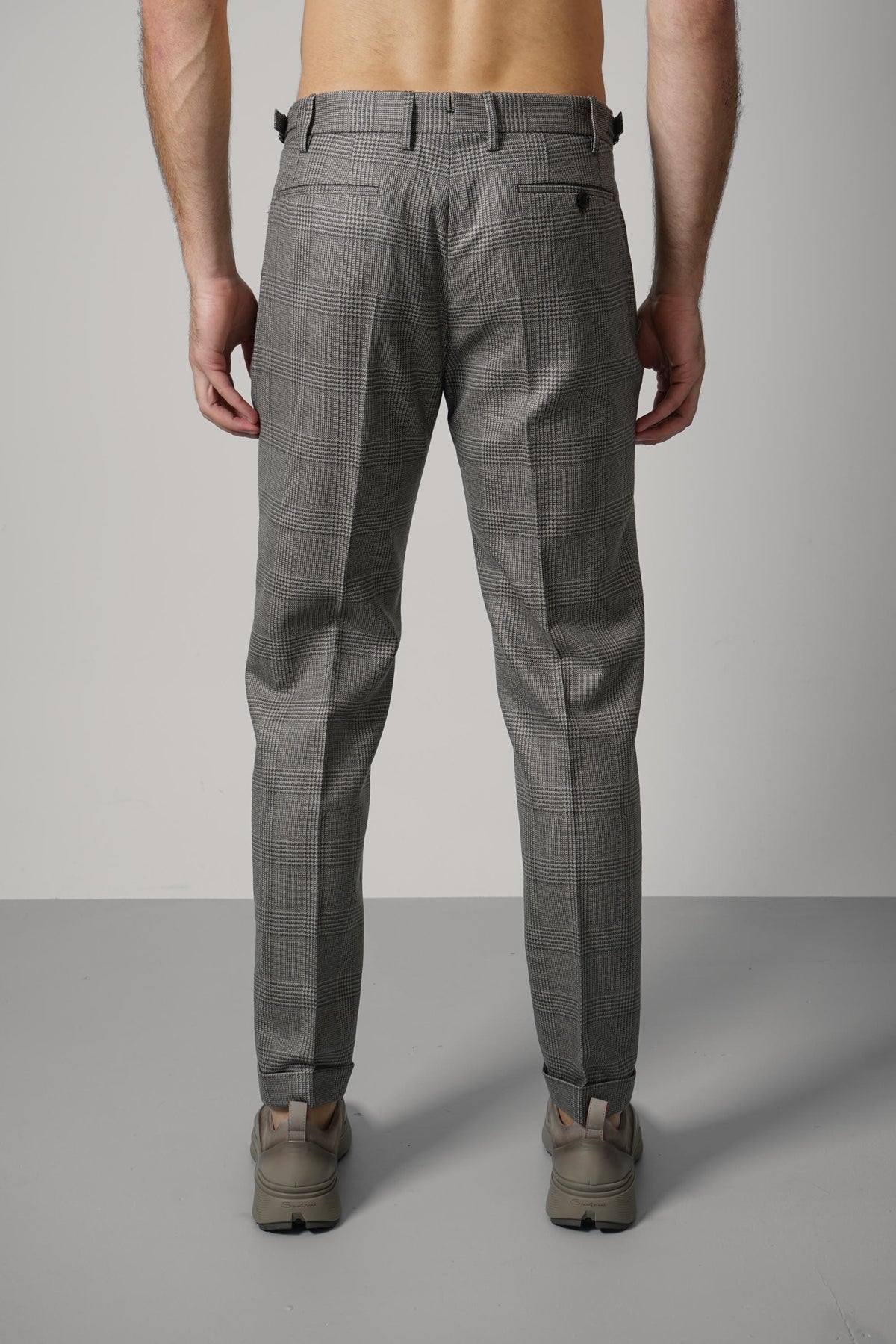 Berwich Retrolong Trousers – Greige