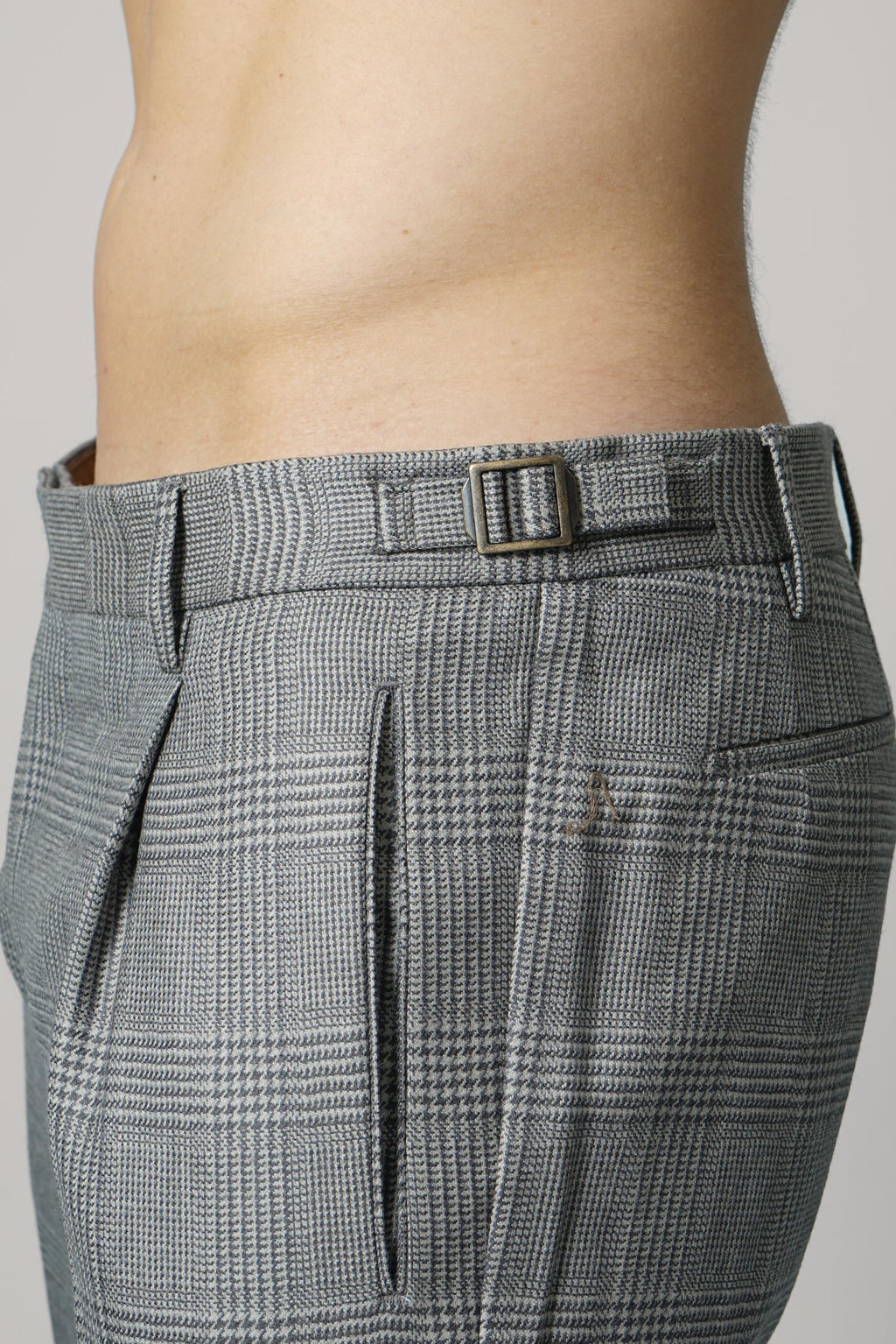 Berwich Retrolong Trousers – Greige