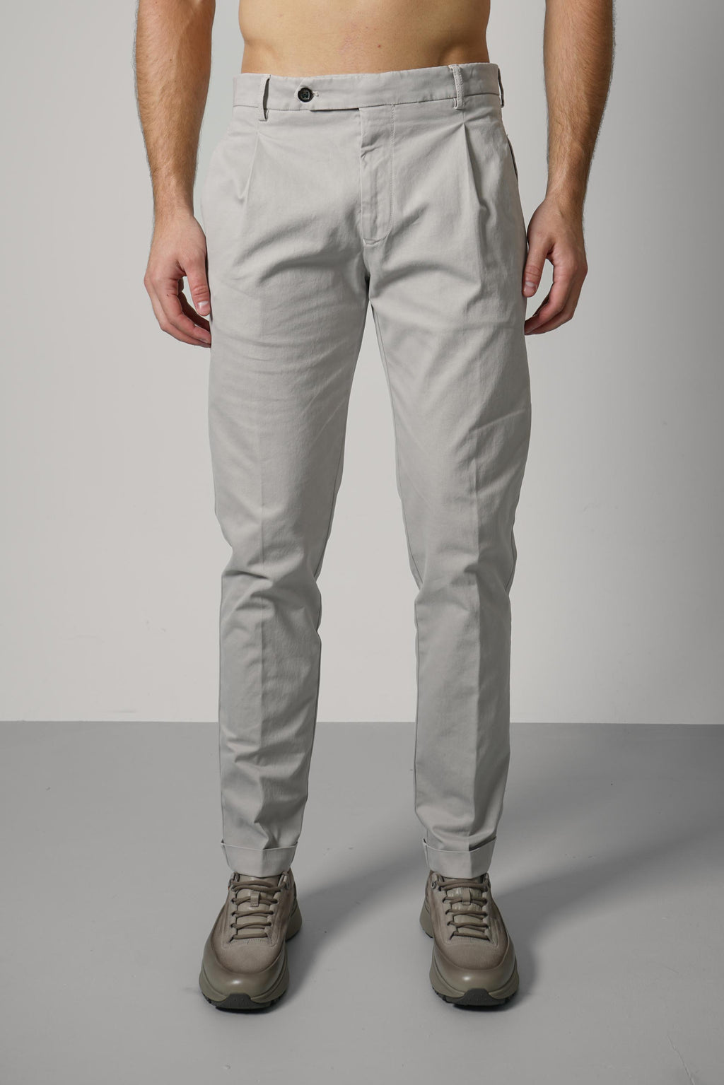 Berwich Retrolong-gd Trousers – Grey