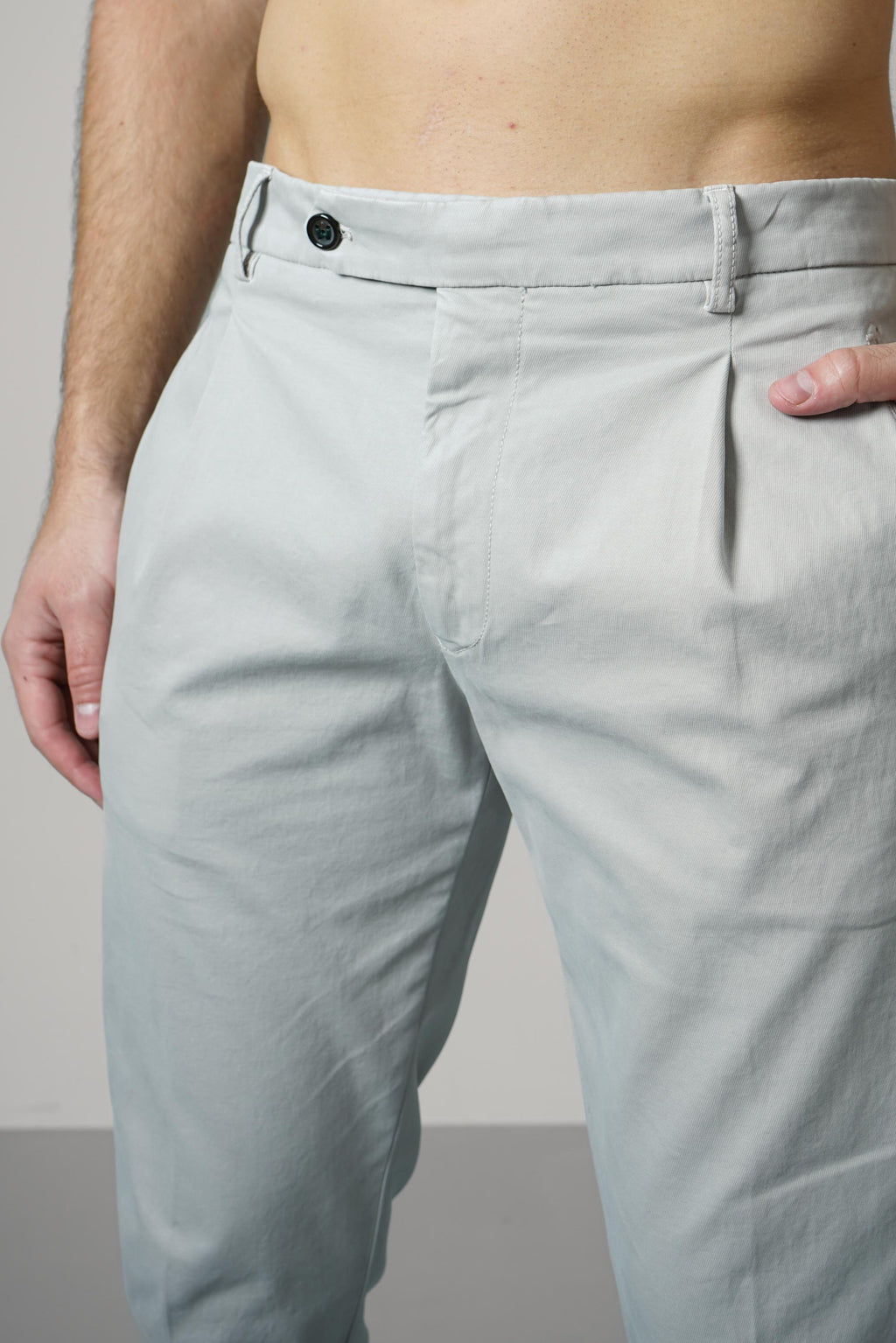 Berwich Retrolong-gd Trousers – Grey