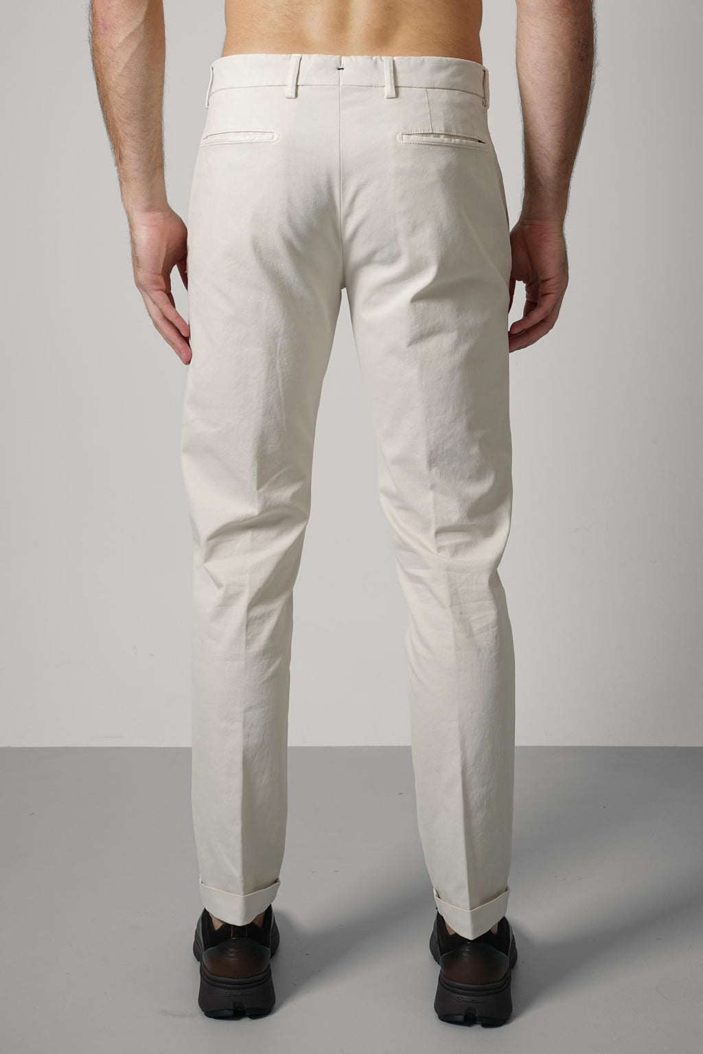 Berwich Retrolong-gd Trousers – Latte