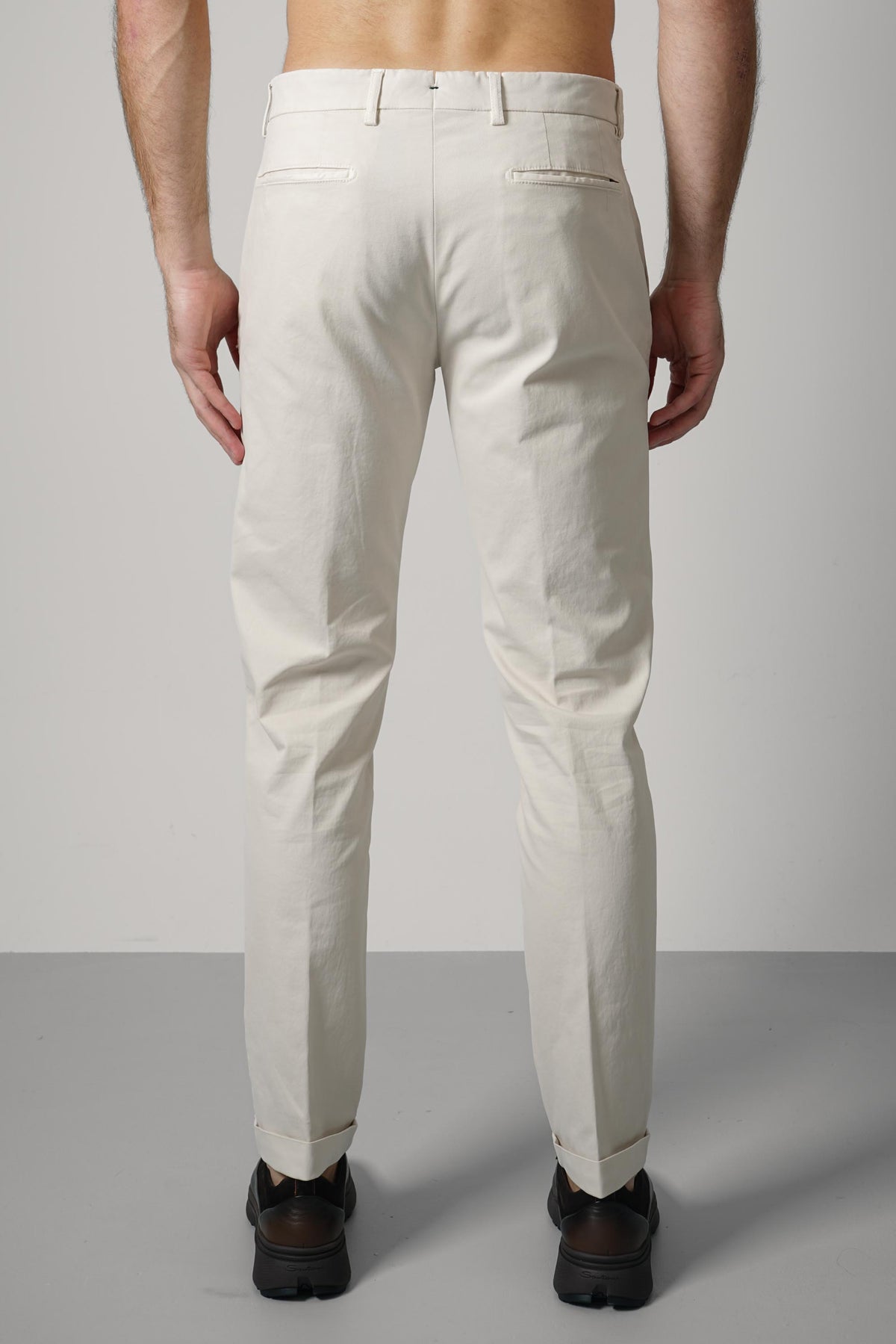 Berwich Retrolong-gd Trousers – Latte