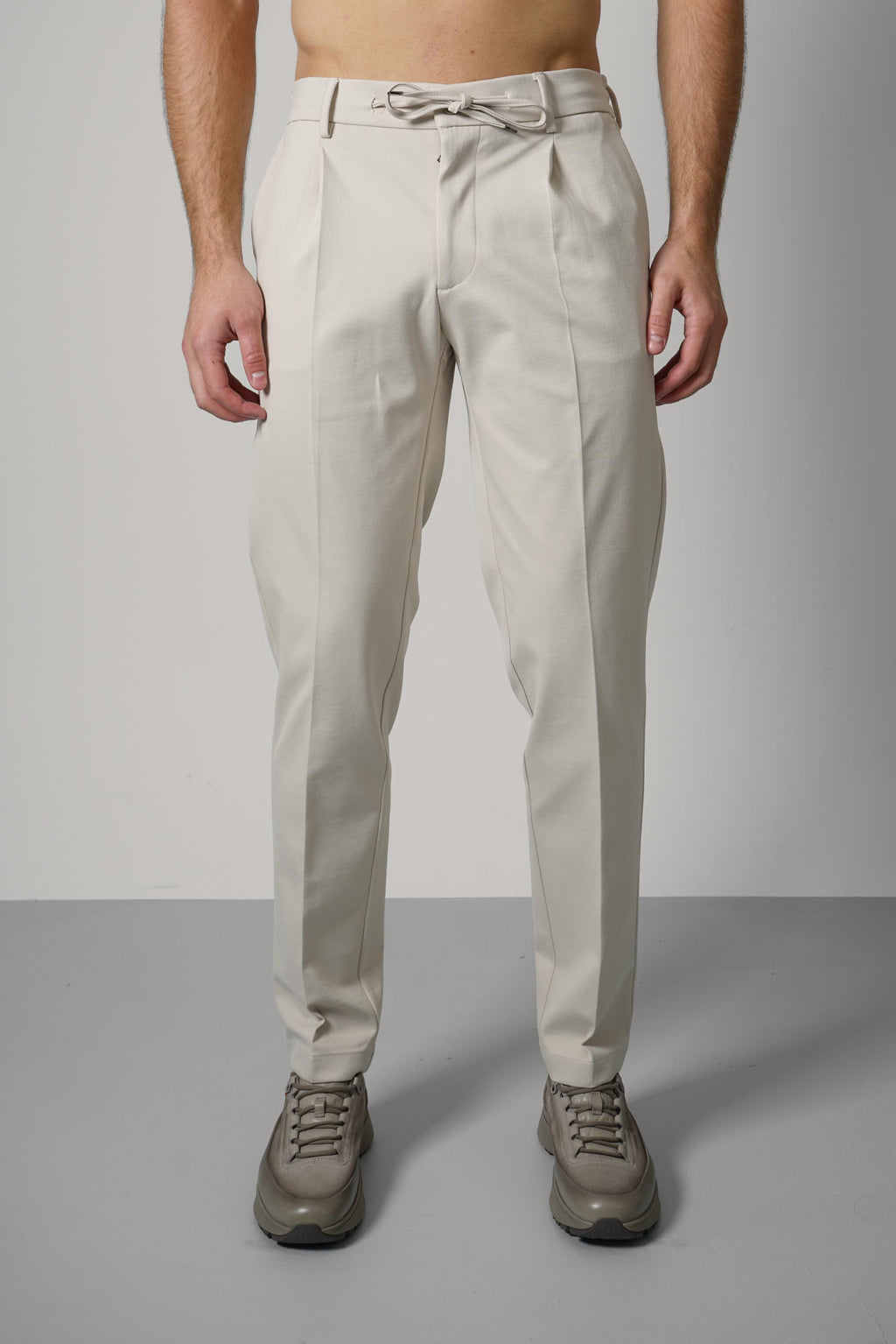 Berwich Spiaggia 1p Trousers – Chalk