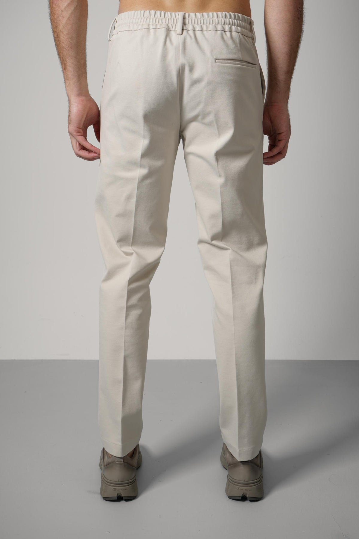 Berwich Spiaggia 1p Trousers – Chalk
